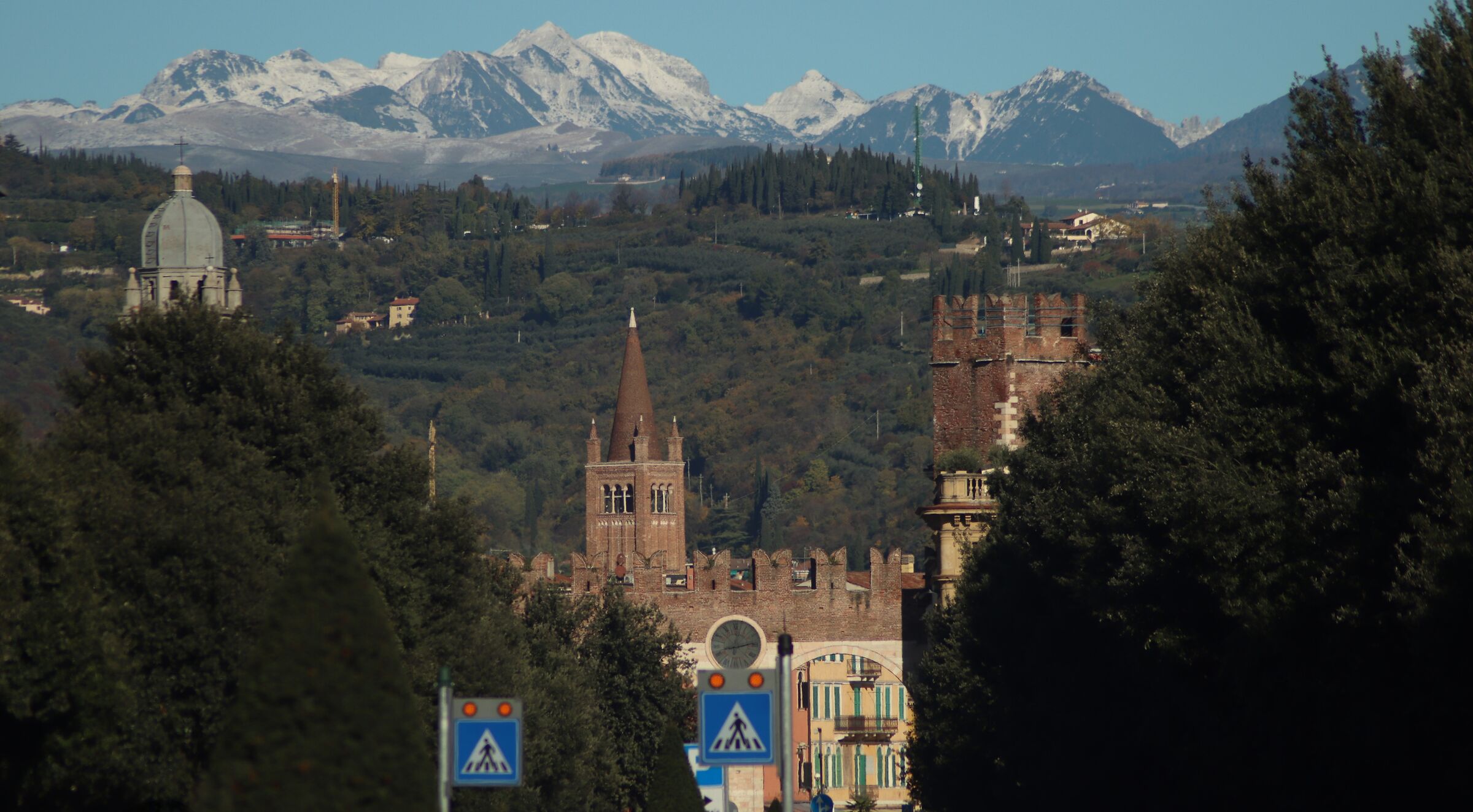 The fatal Verona in the middle of autumn