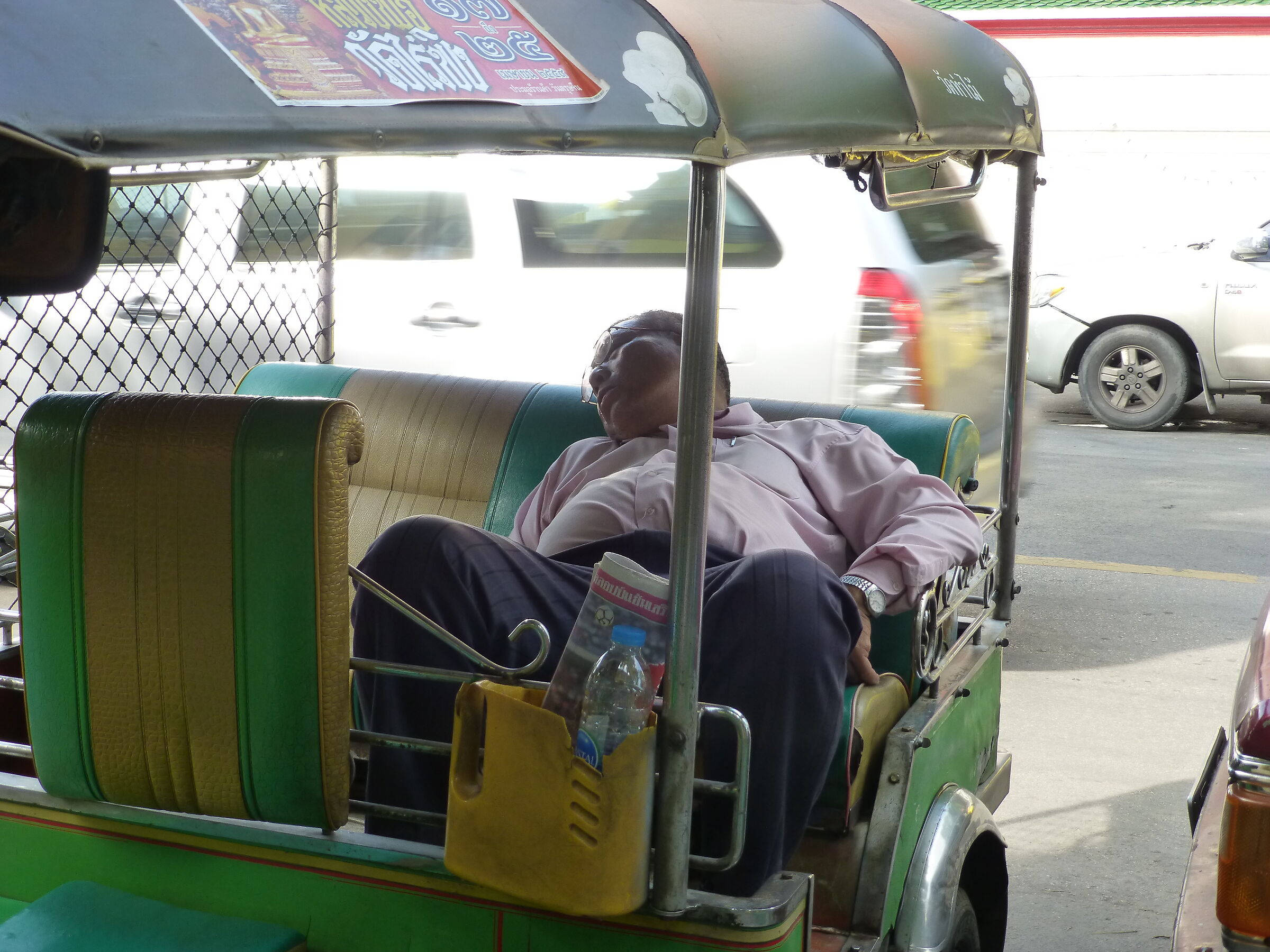 Resting on the Tuk Tuk Bangkok 2016