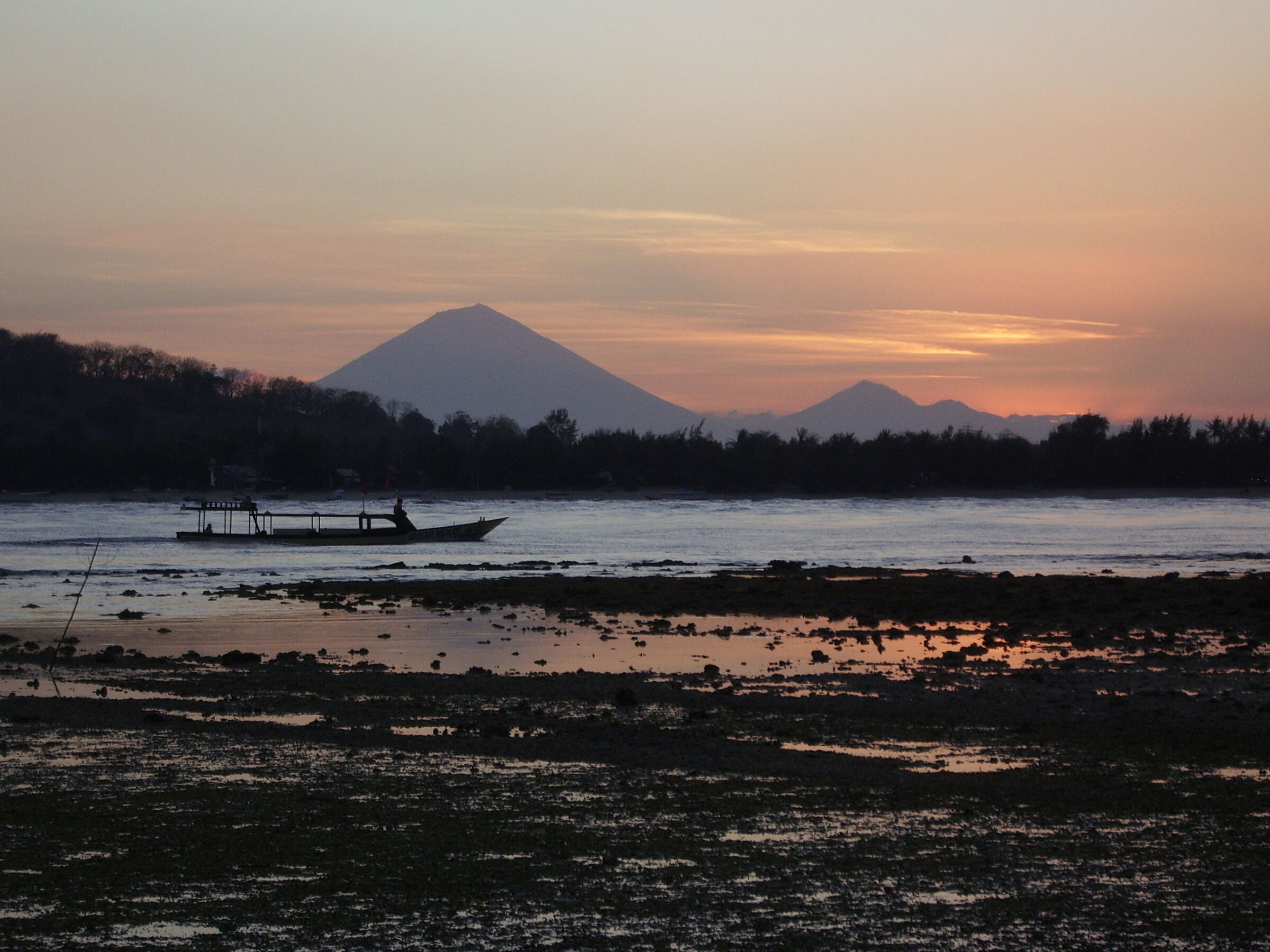 Sunset in Gili Main, Lombok, Indonesia 2007