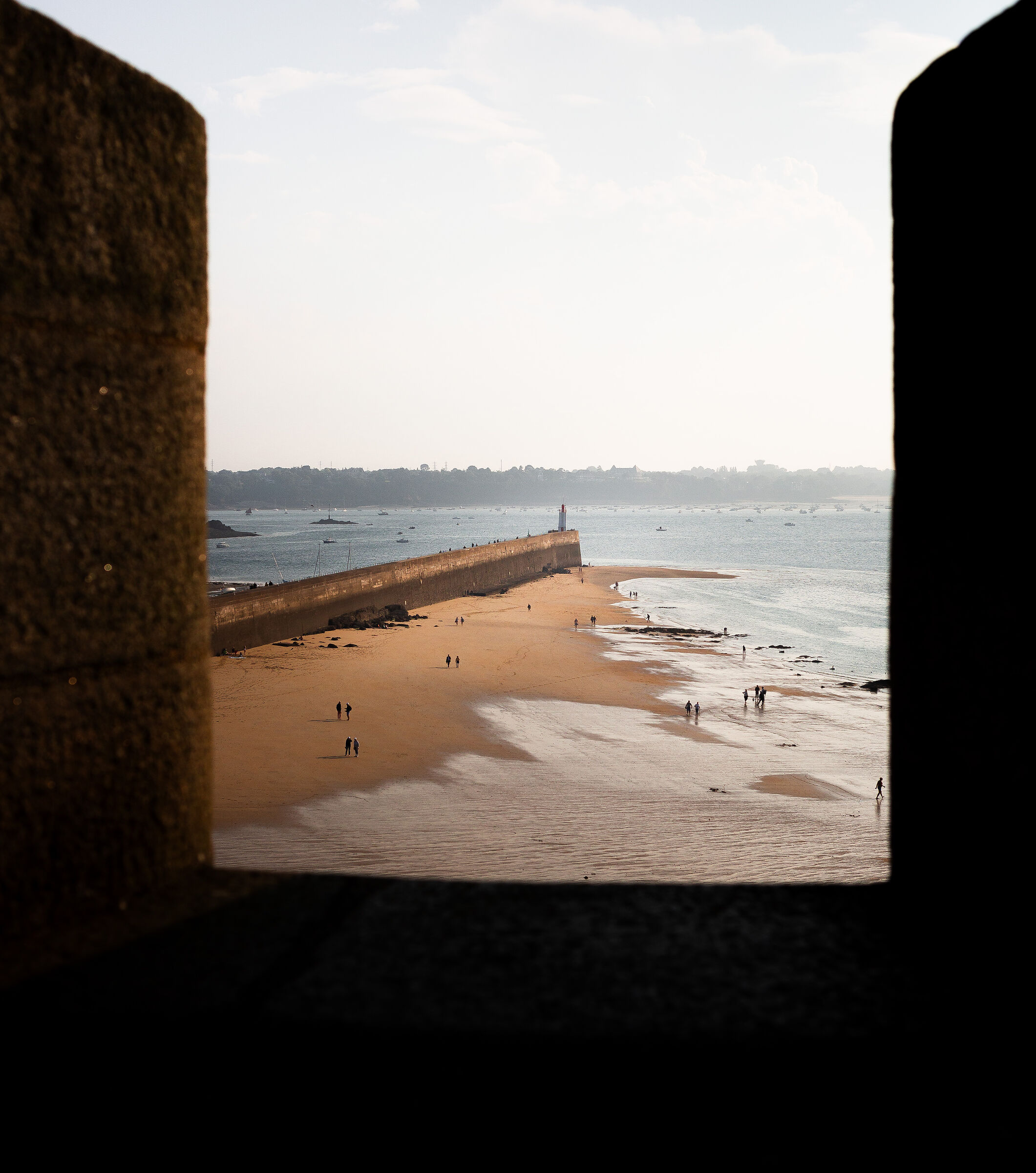 Glimpses of the beach