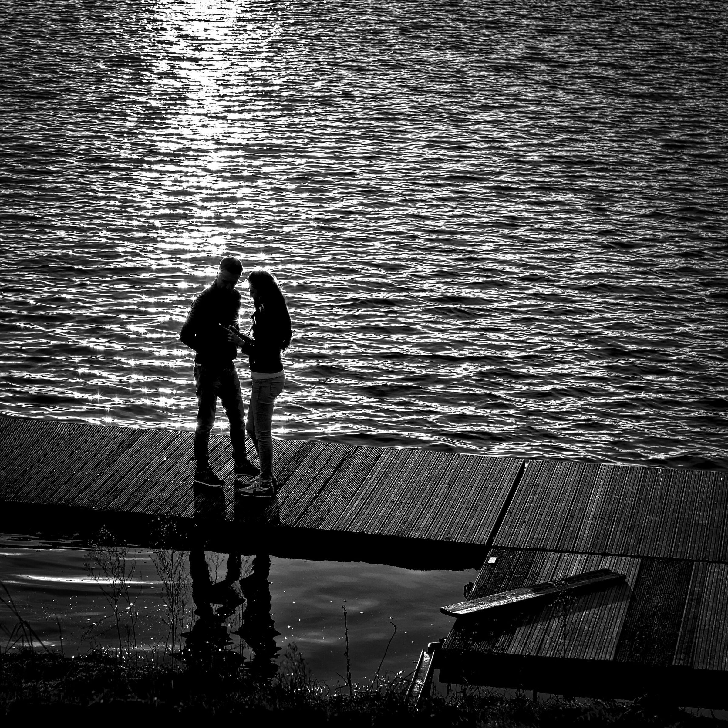 ...two lost souls...swimming in a fish bowl...