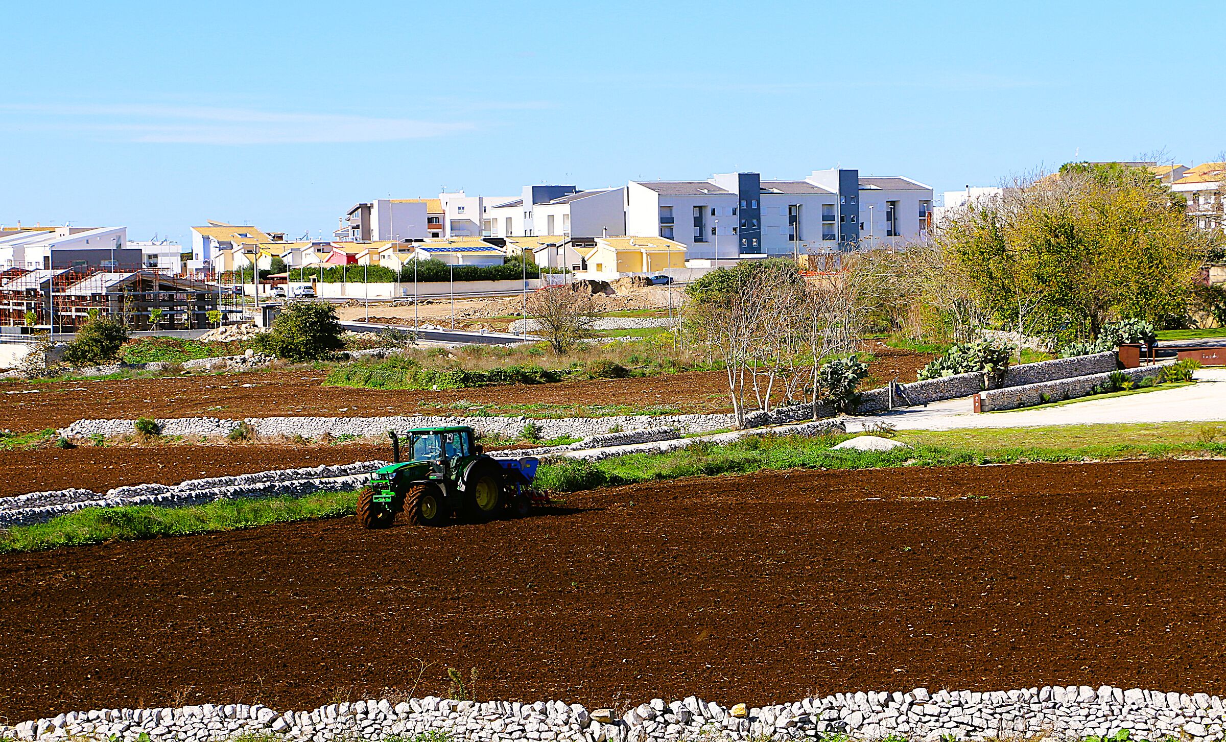 Where there was grass...