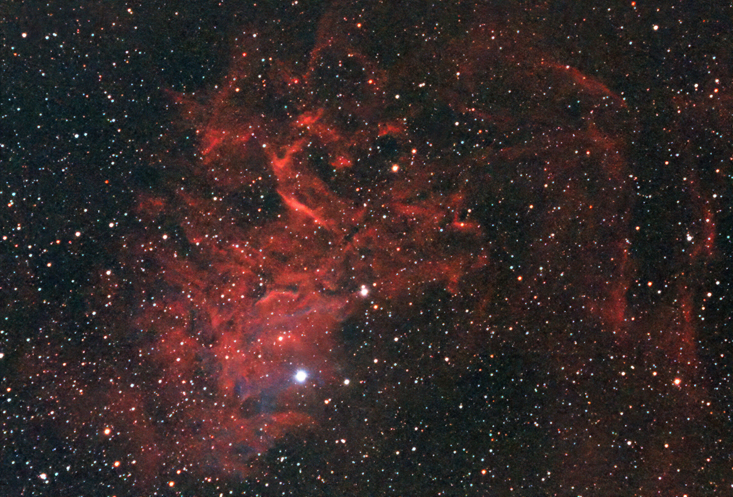 IC 405 Flaming Star Nebula