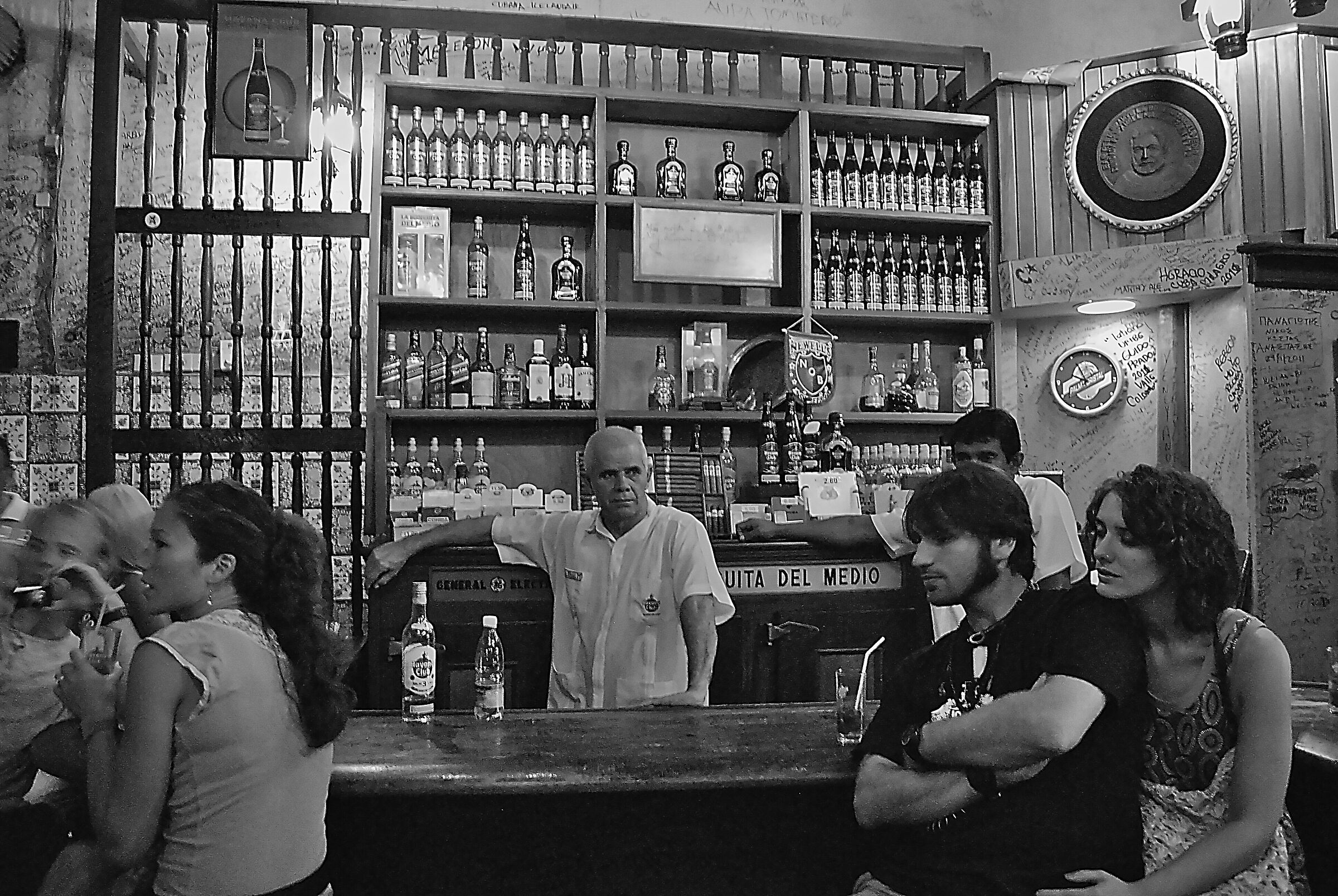 >En el bar
