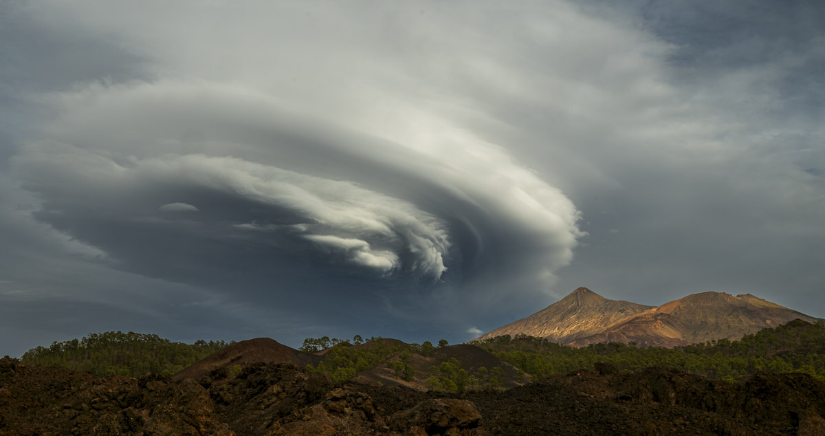 nube lenticolare sul Teide