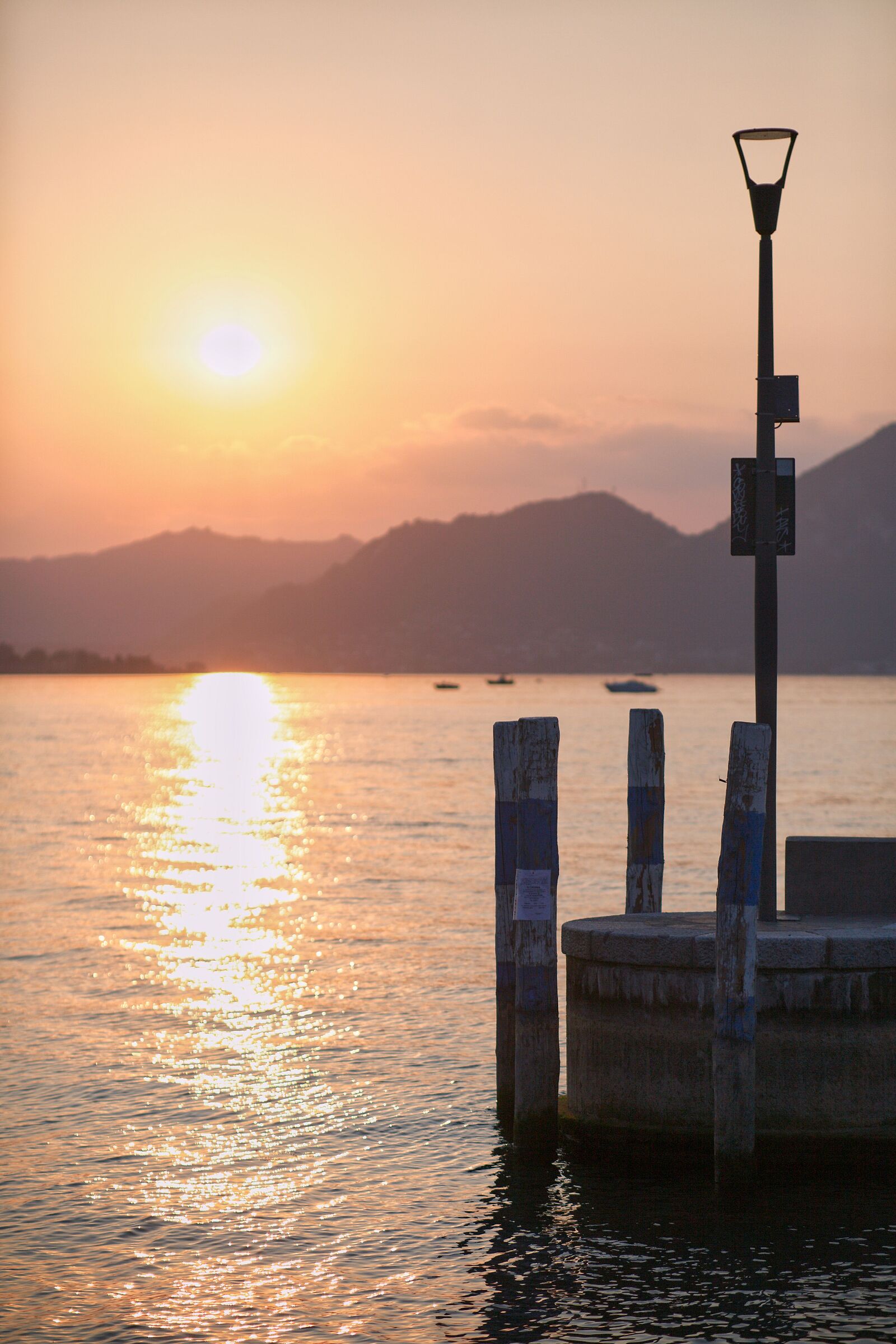 Iseo at sunset