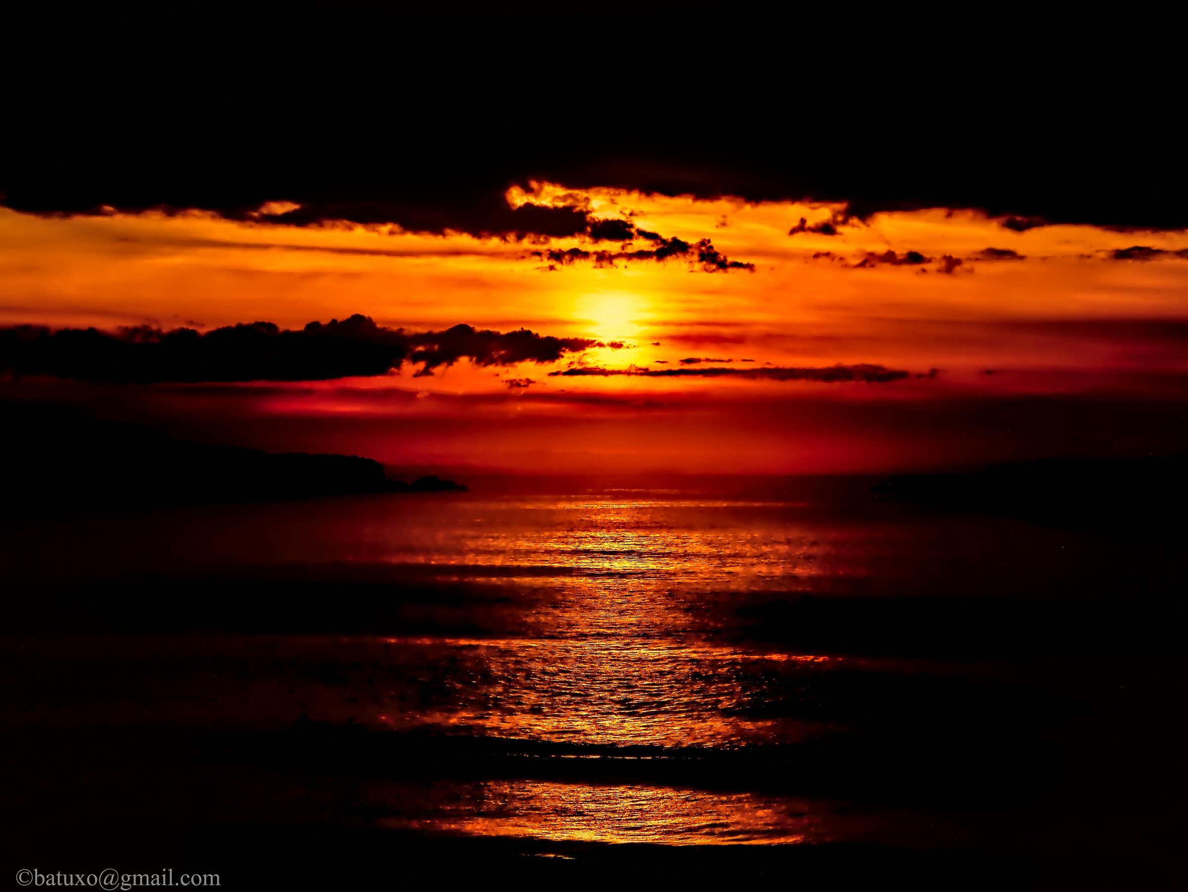 Solpor de novembro na Galiza