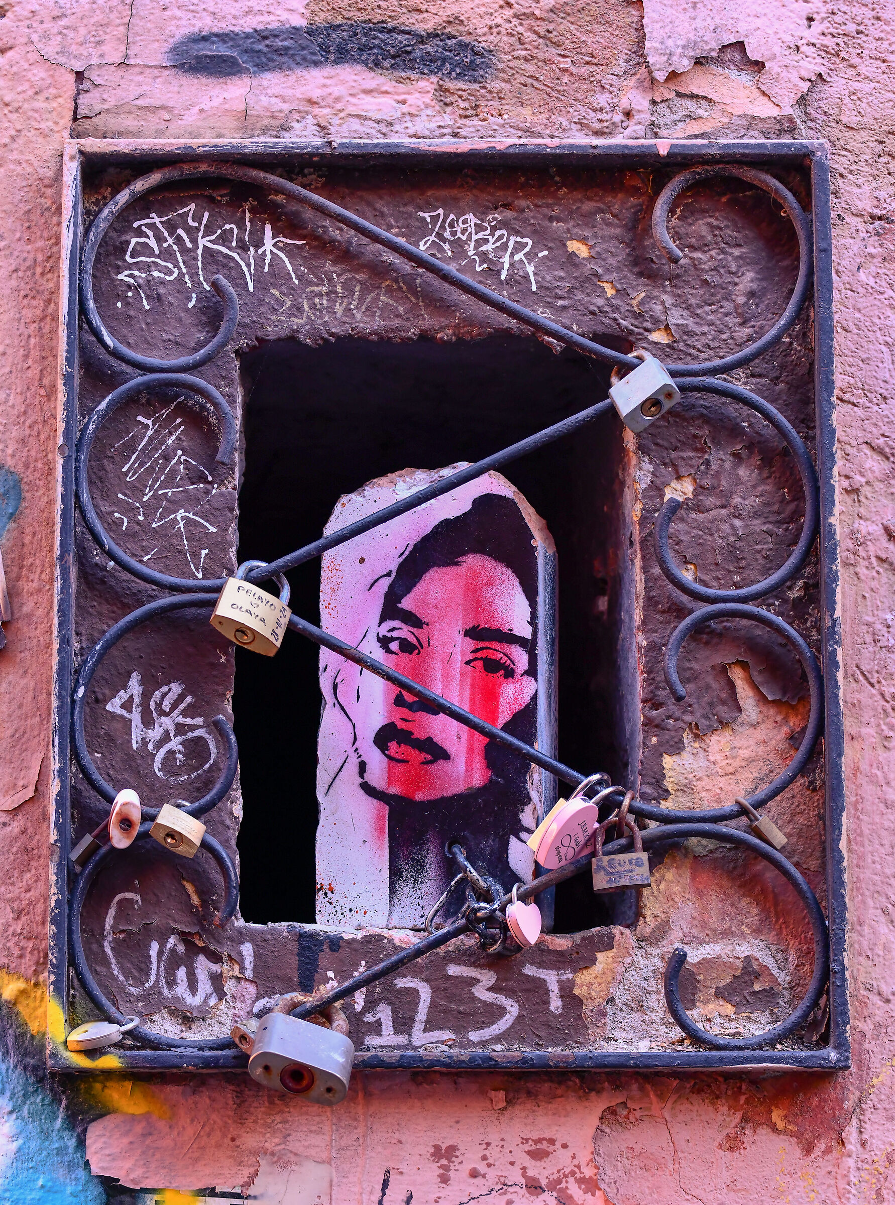 Graffiti a Roma Trastevere