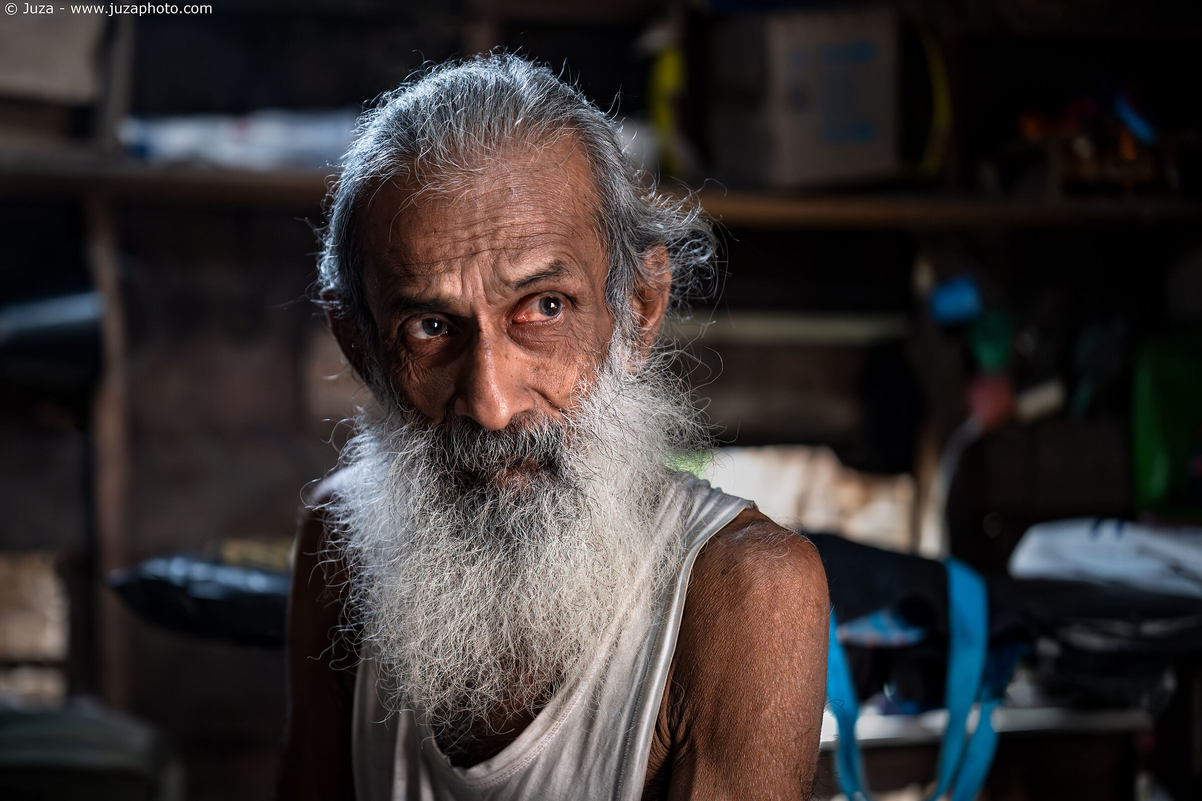 Ritratto, stireria di Ratnapura