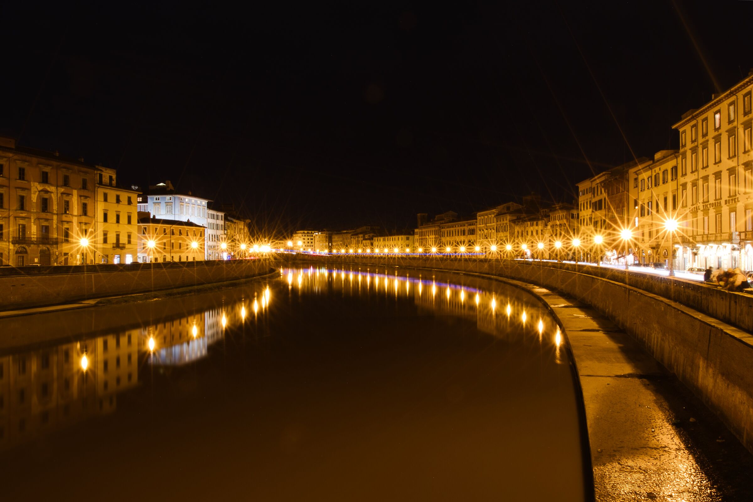 Pisa by night