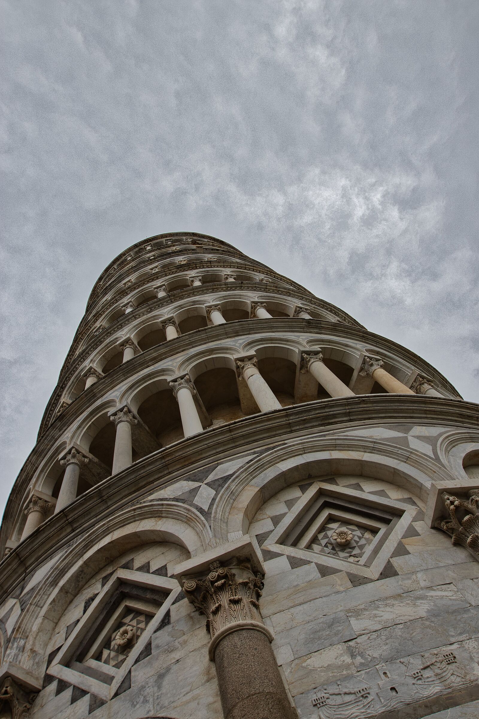 Tower of Pisa in detail
