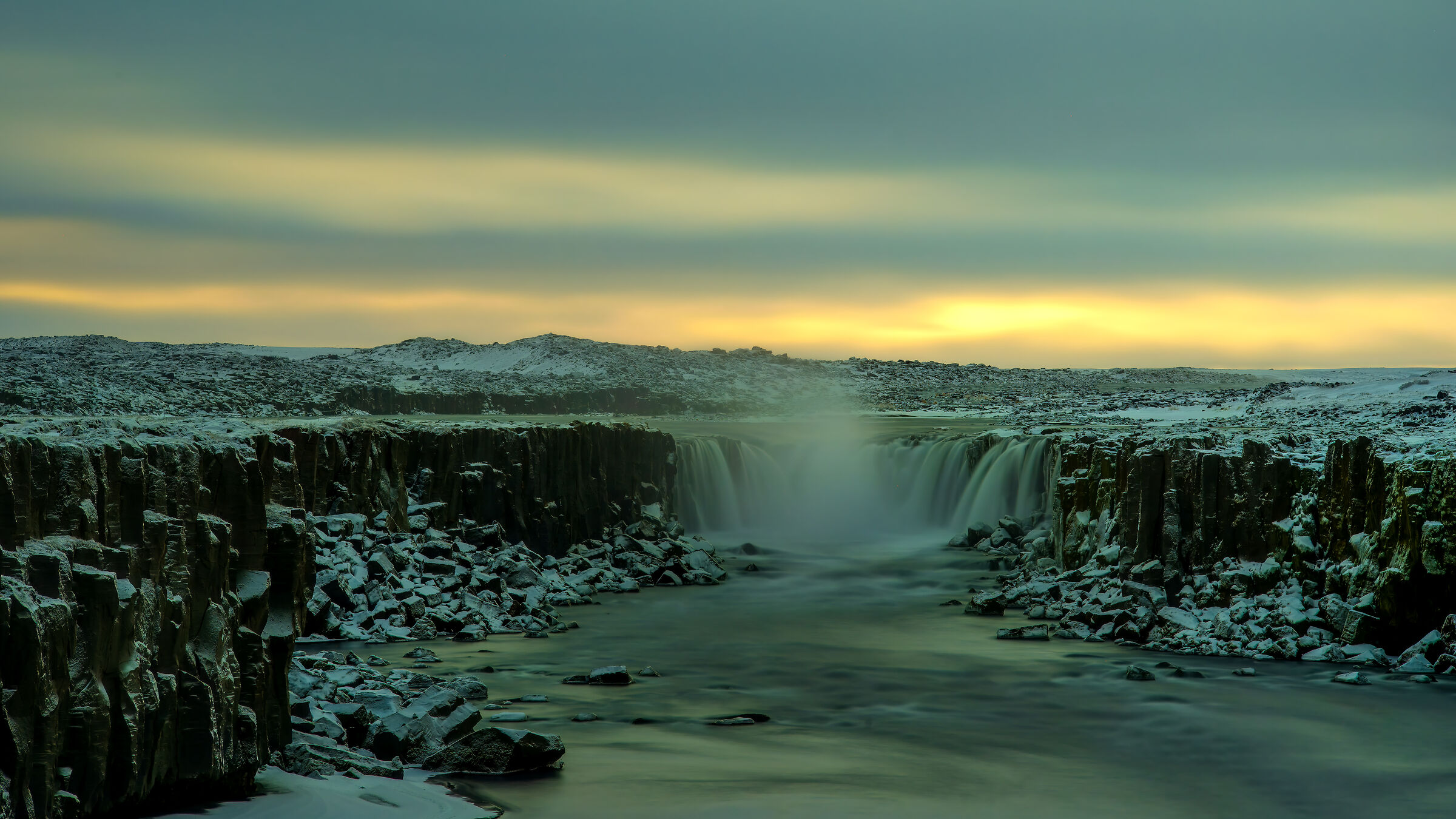 Dawn in Selfoss
