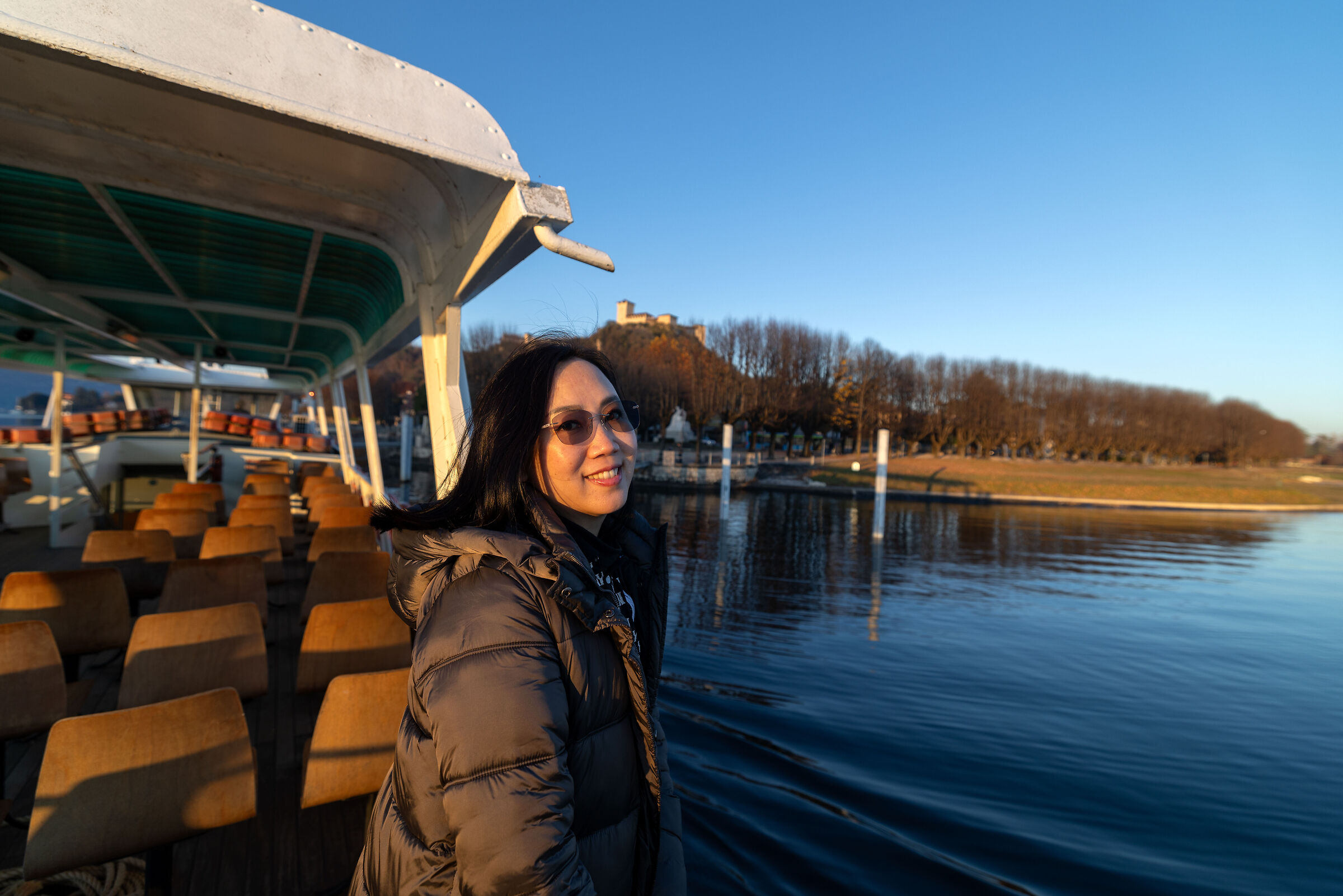 On the boat