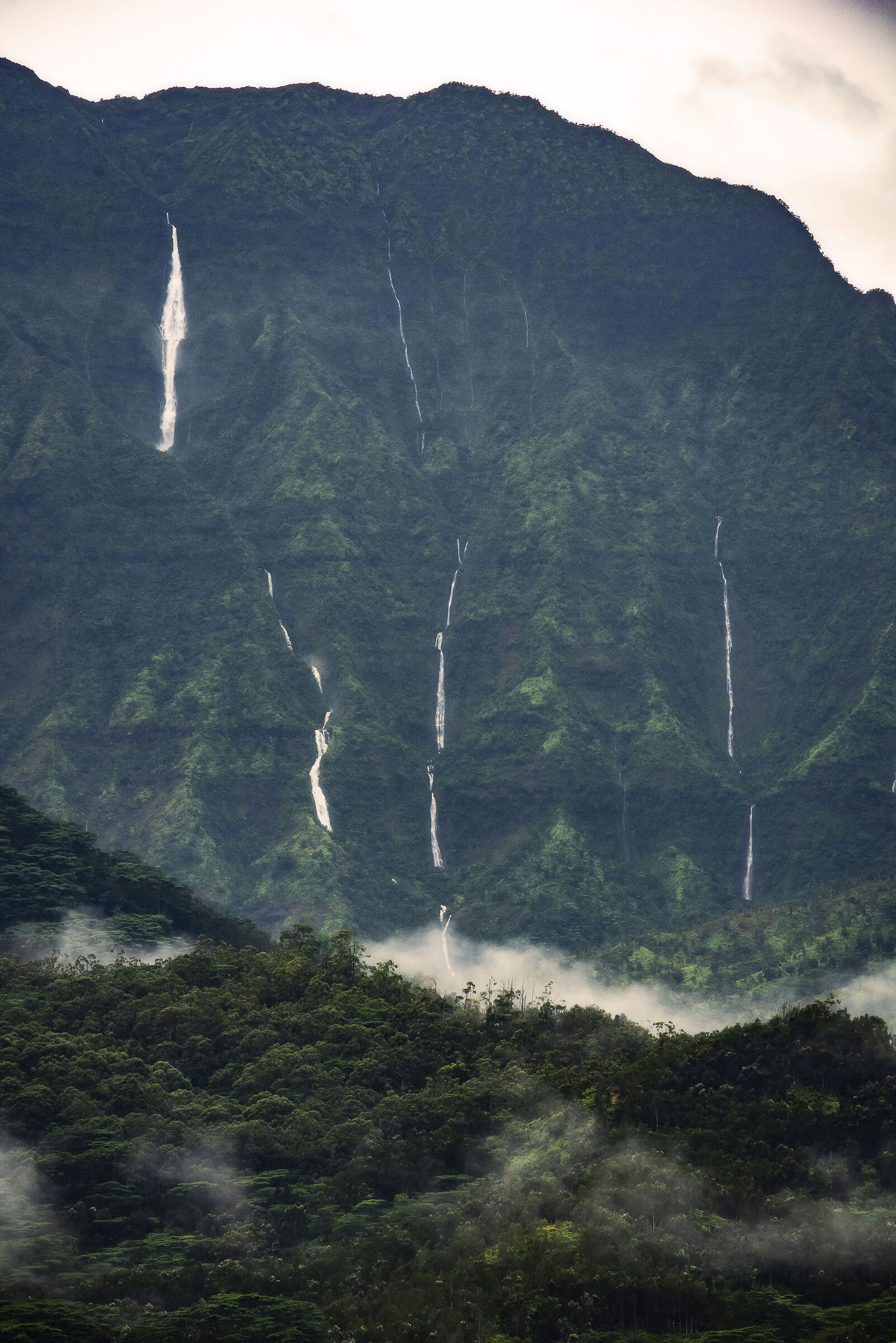Cascate piovane delle Hawaii