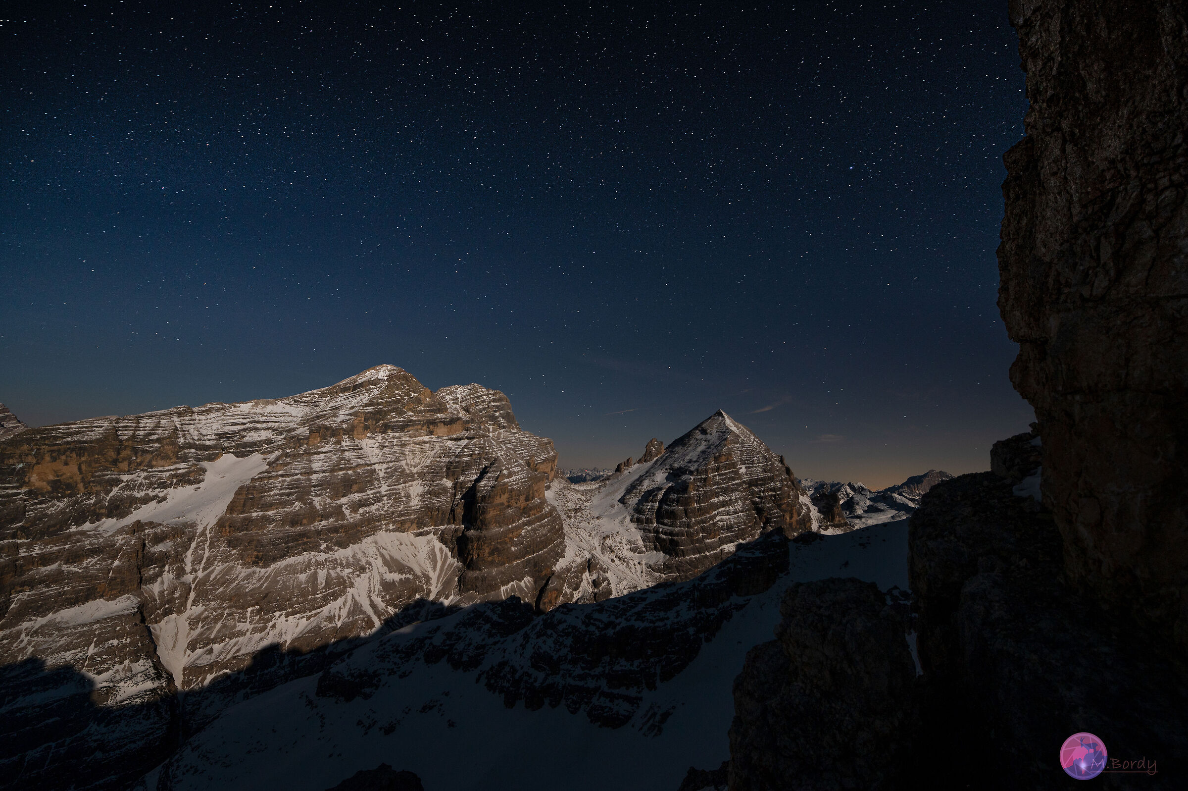 Tofane at night