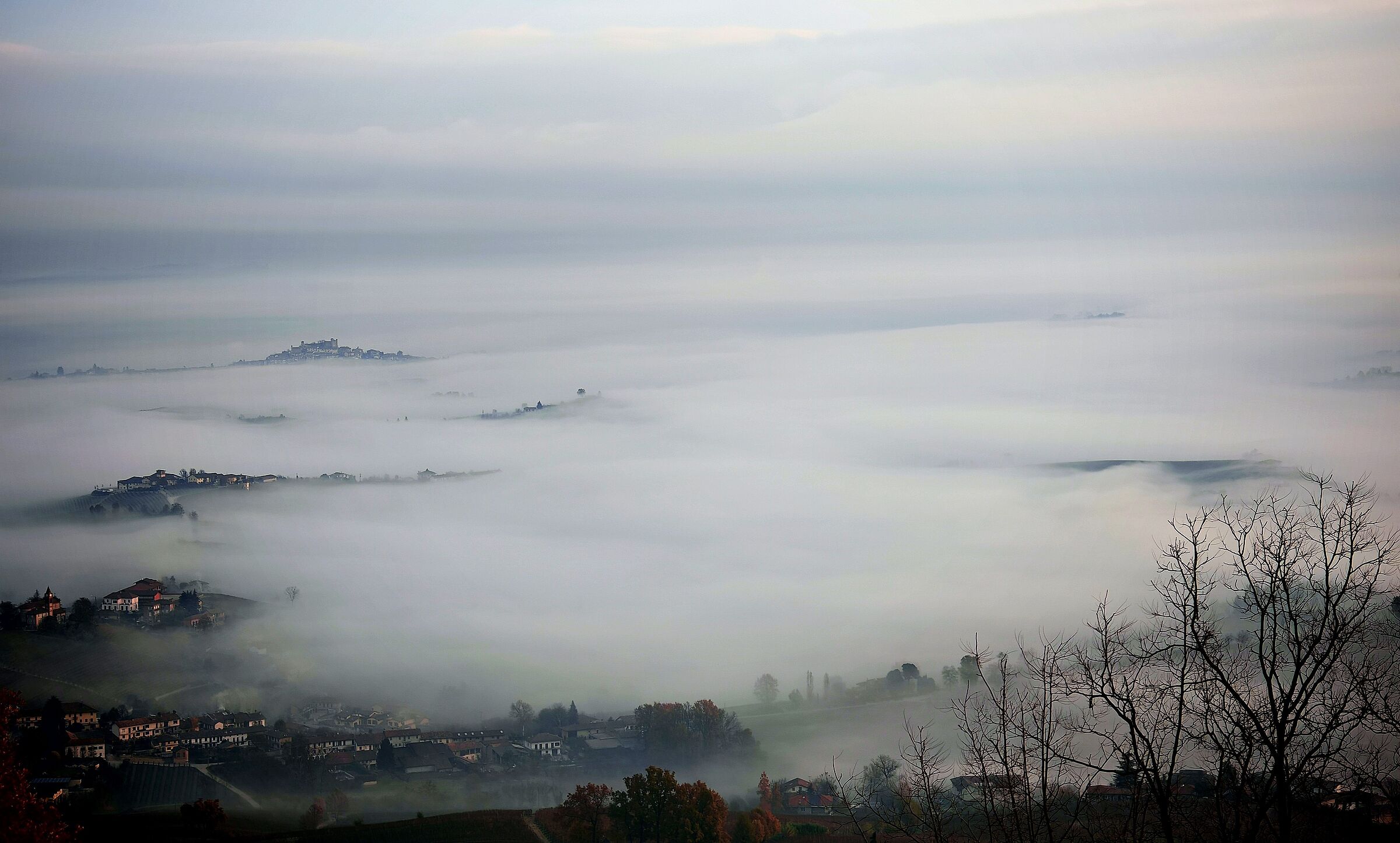 Low fog in S. Maria La Morra