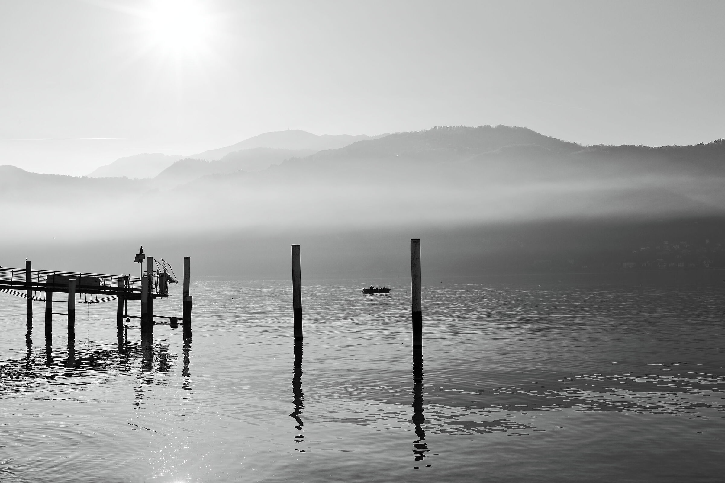 Novembre, lago di Como Lierna