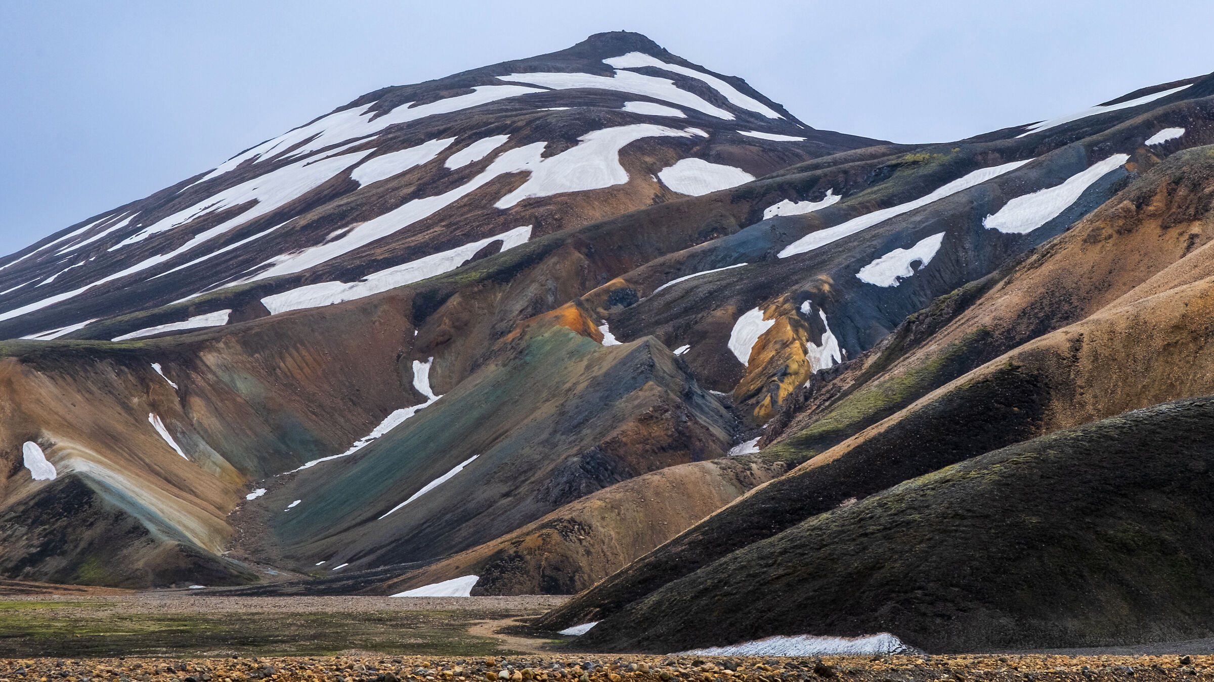 Colorful mountains