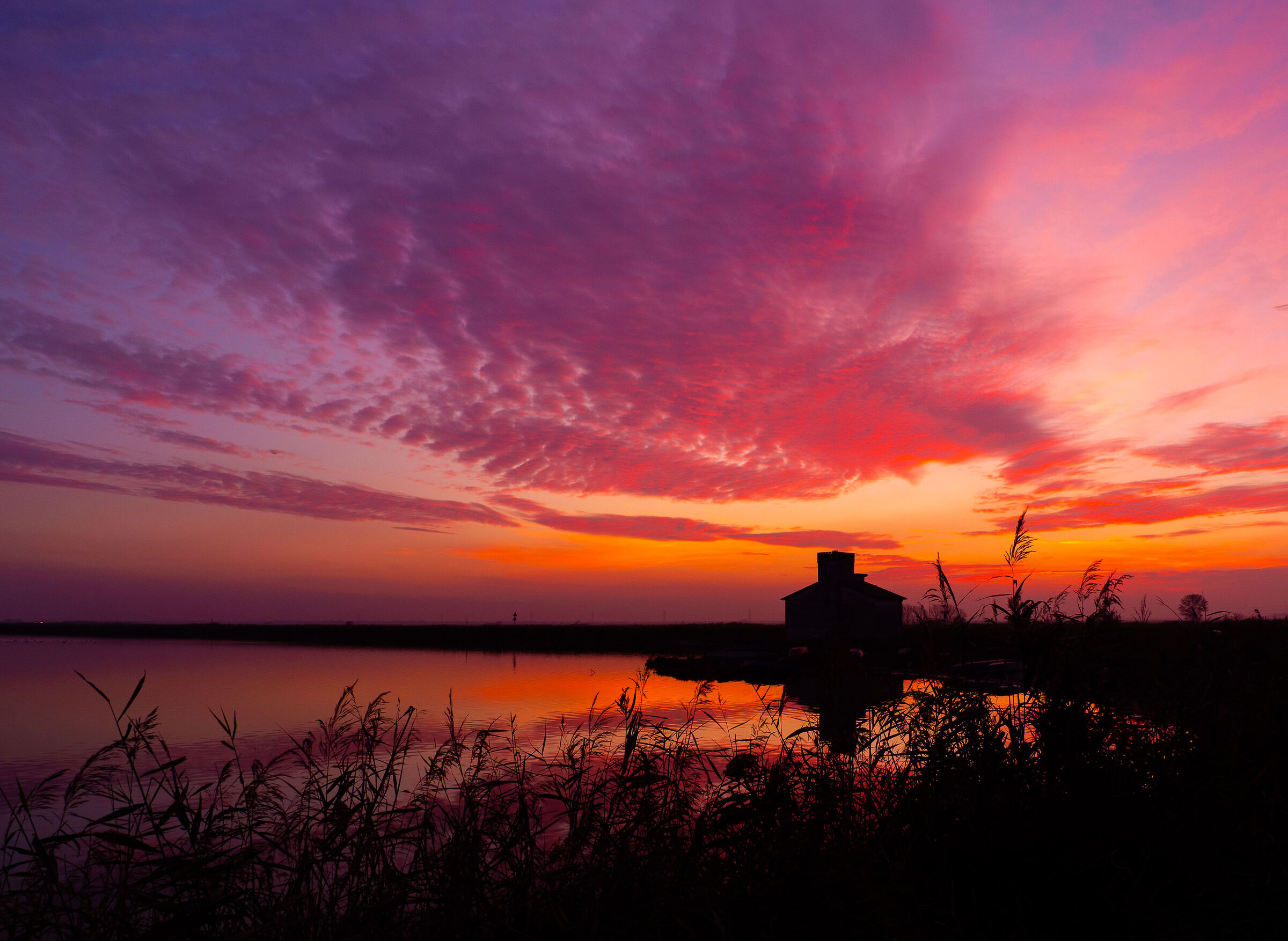 Tramonto in valle