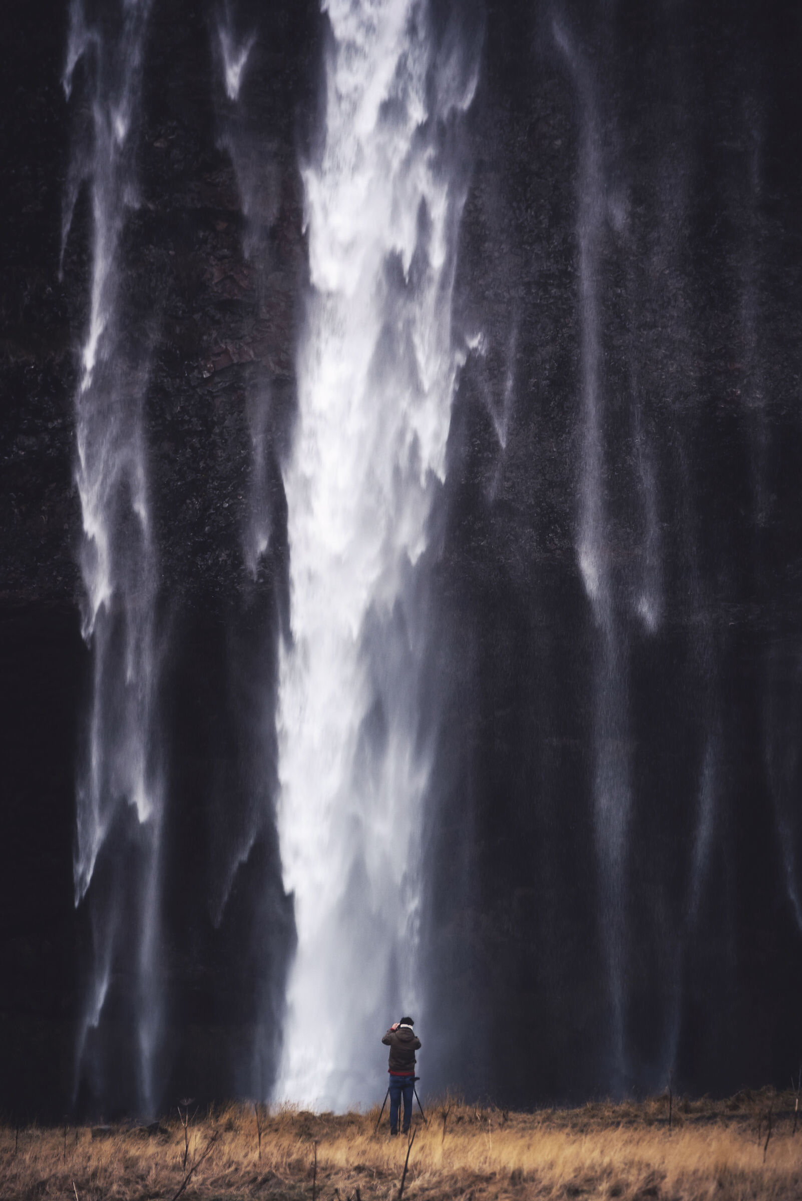 Detail of Seljalandsfoss - Iceland