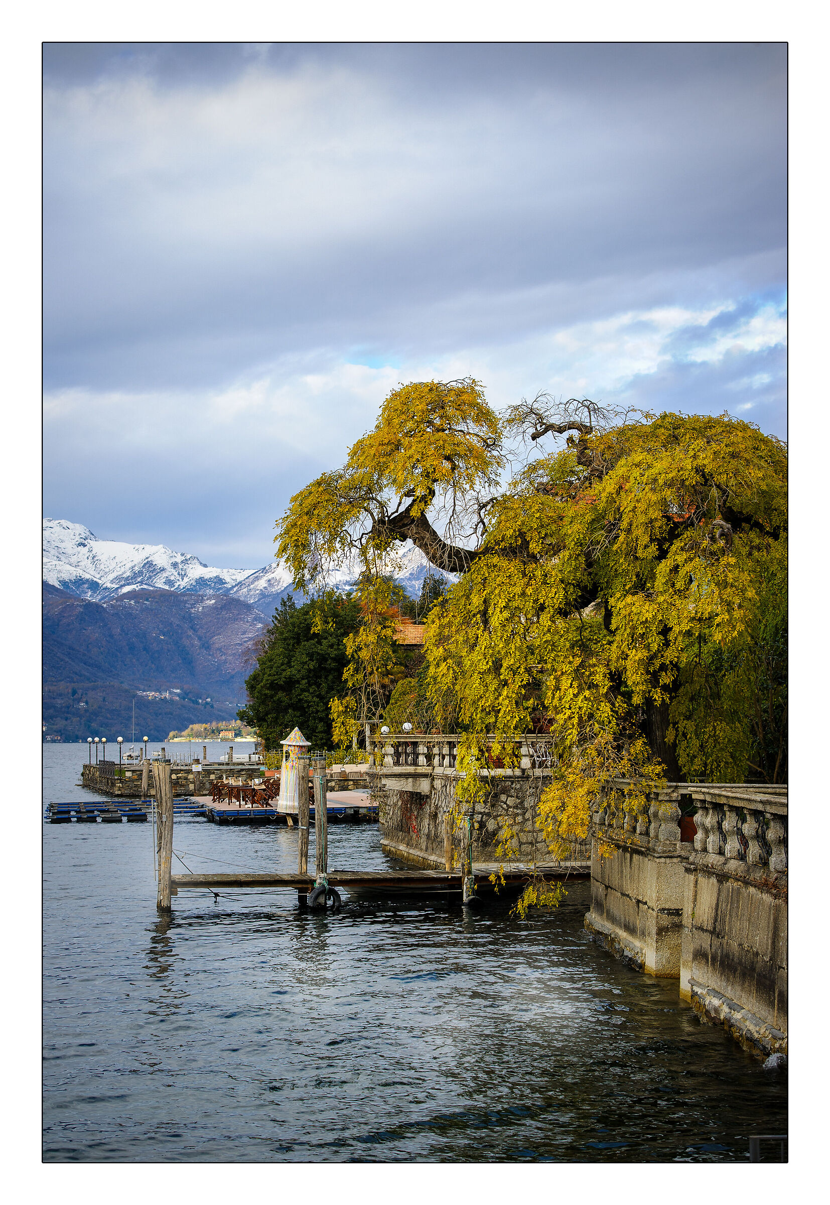 Lake Orta, lakefront.