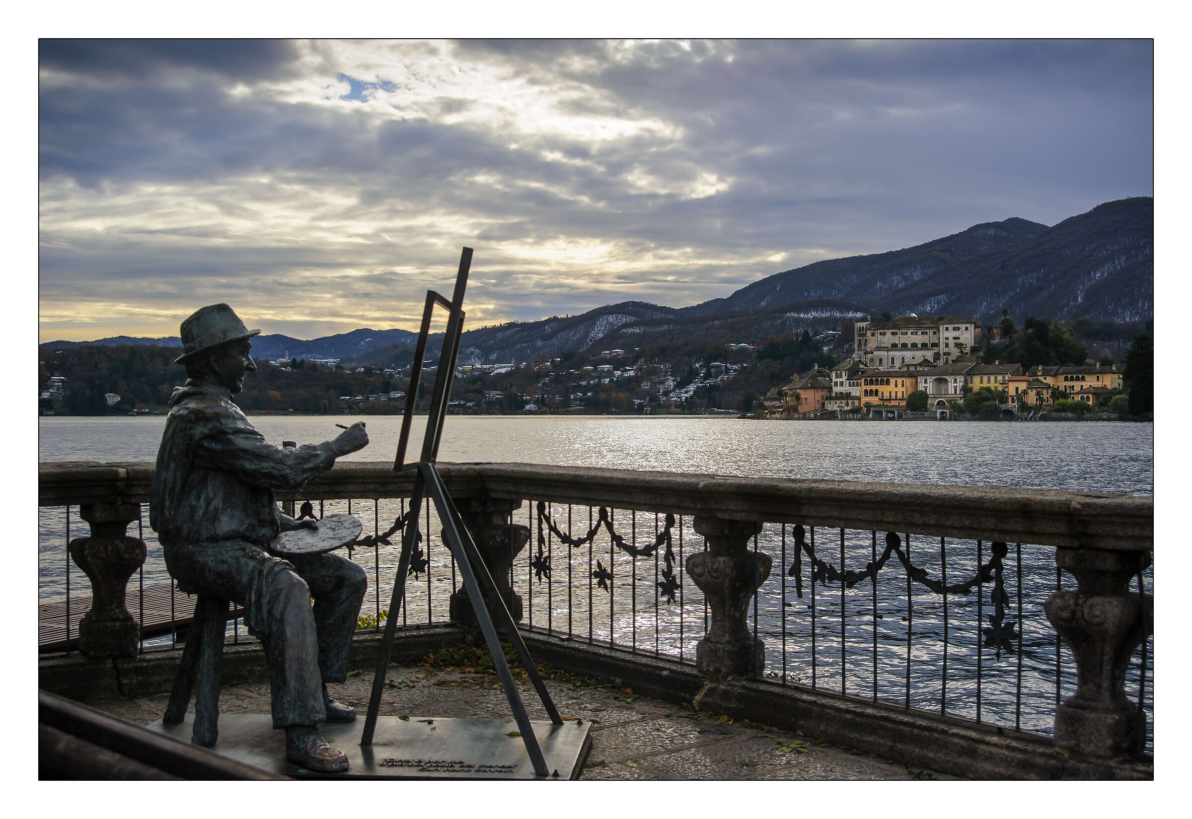 Lake Orta, the painter...