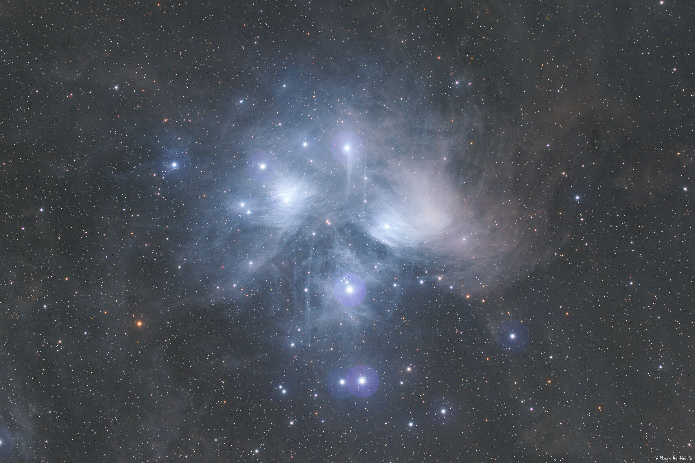 M45 Pleiades, the Seven Sisters