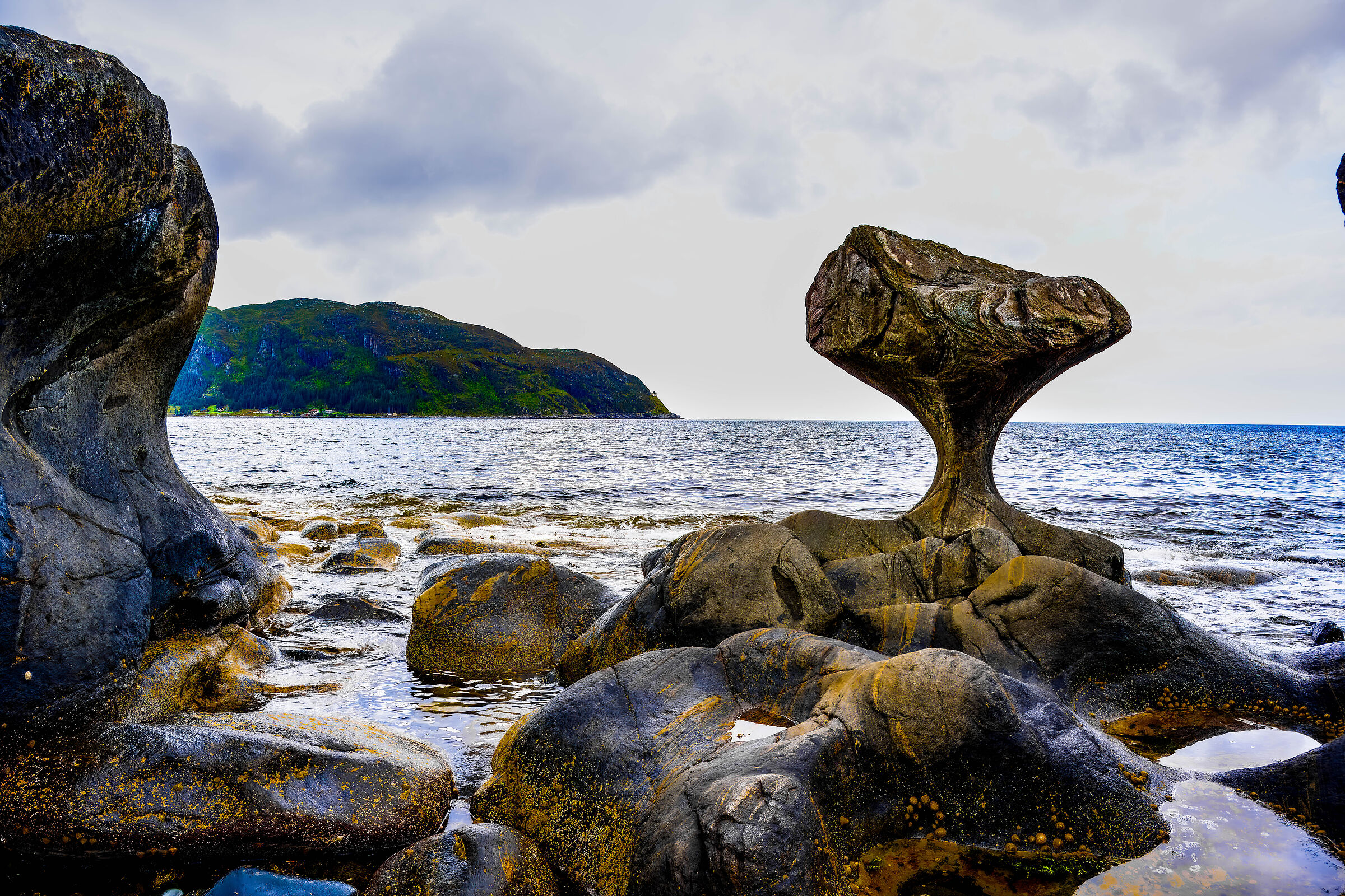 Carved stone in Norway
