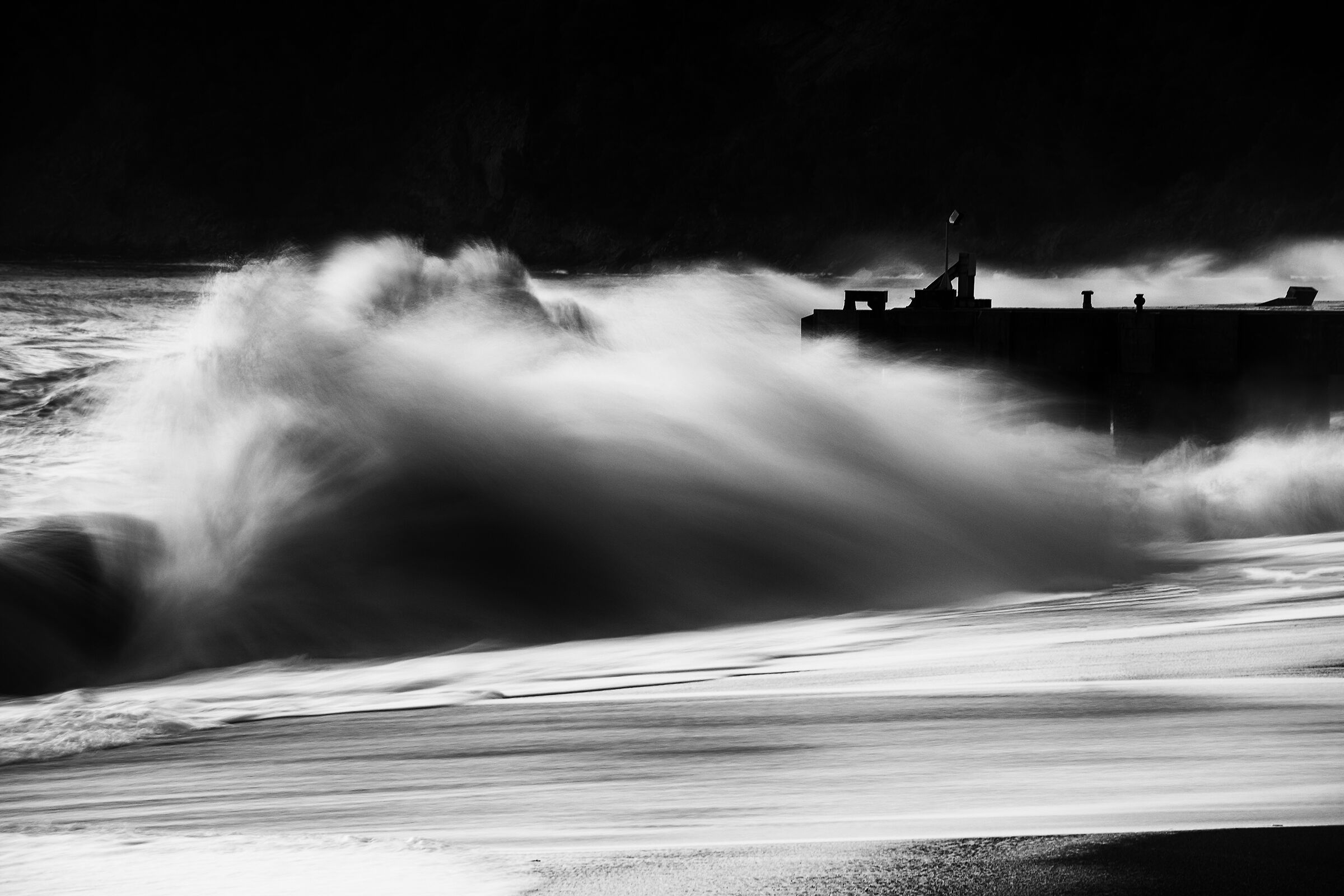 Lights and shadows on the storm