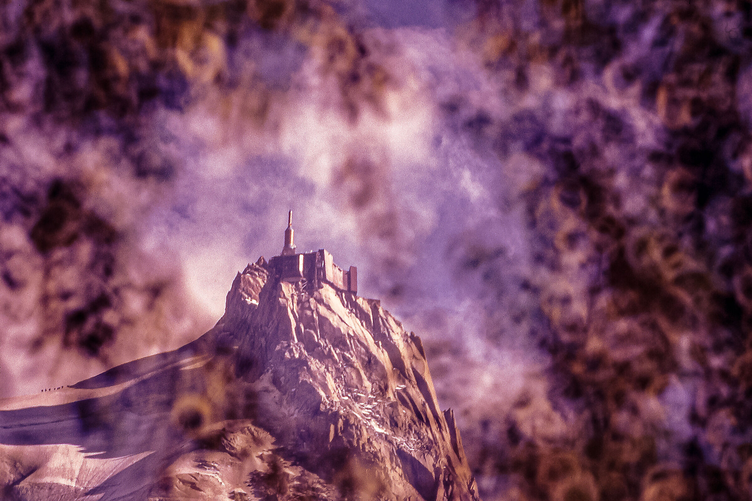 Aguille du Midi - from old slide