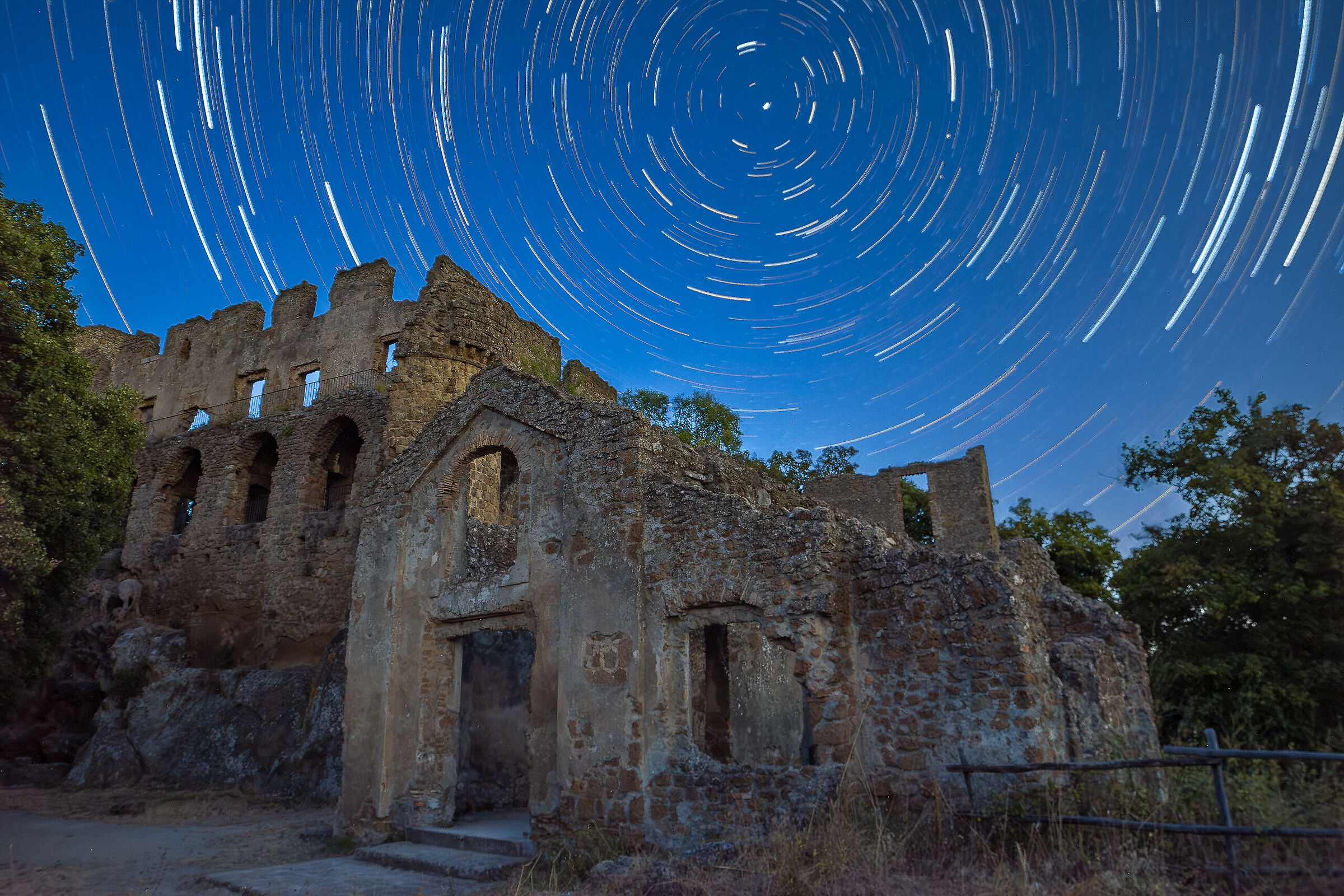 Star Trail in Canale Monterano