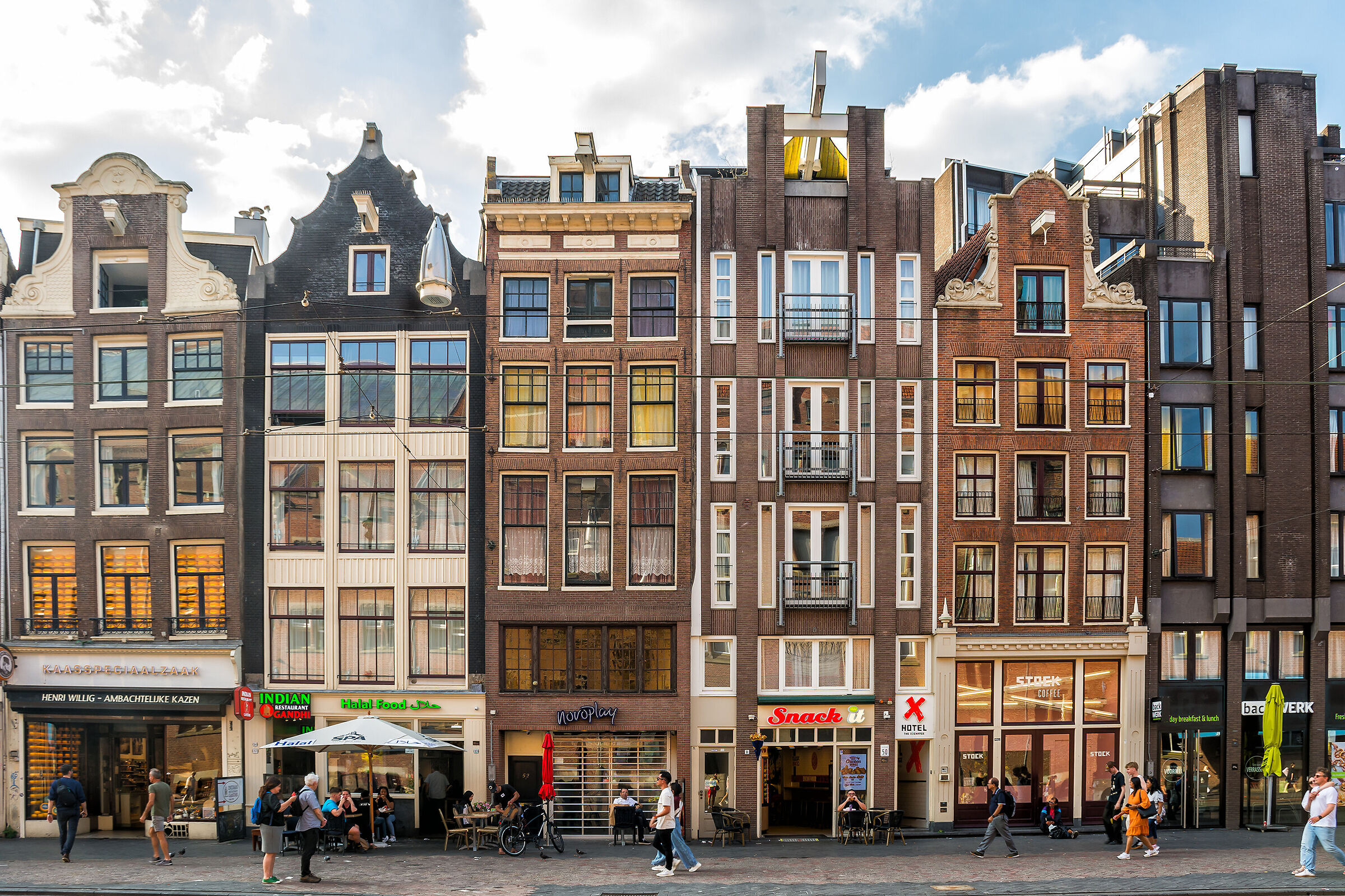 Walking in the center of Amsterdam