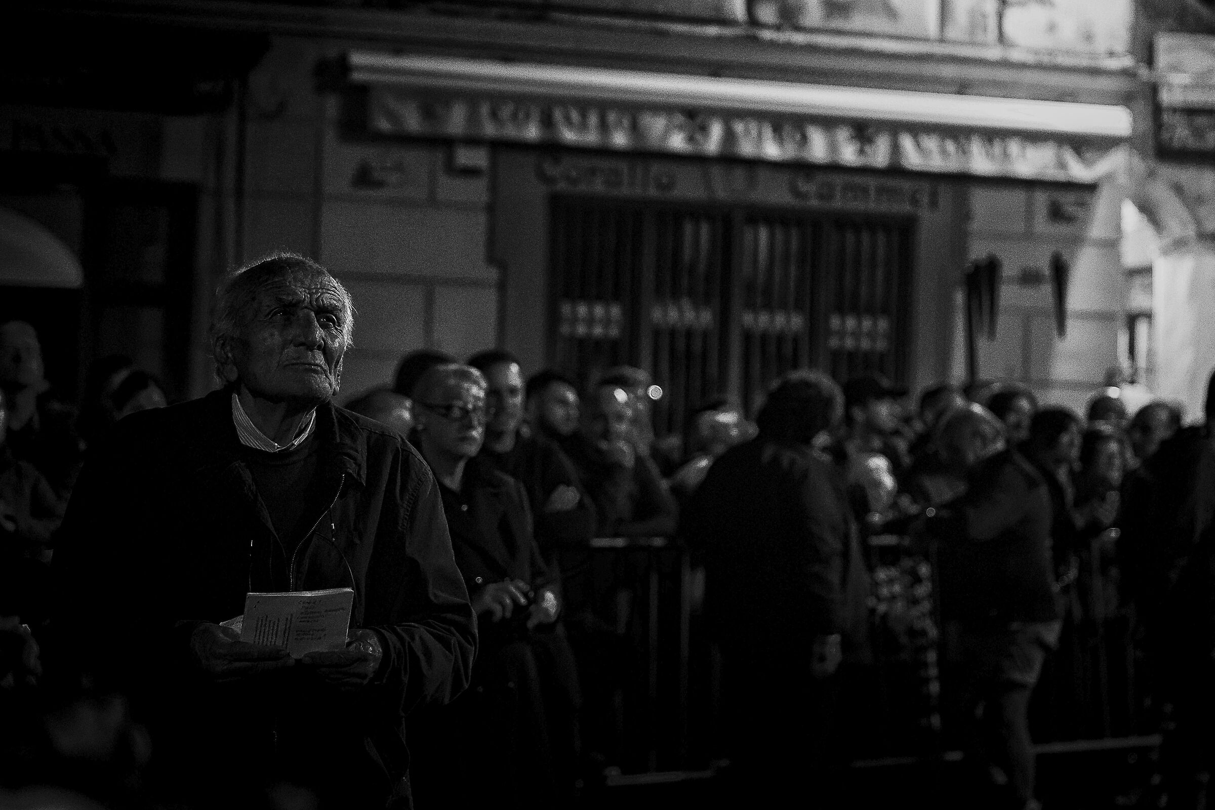 Alone in the crowd