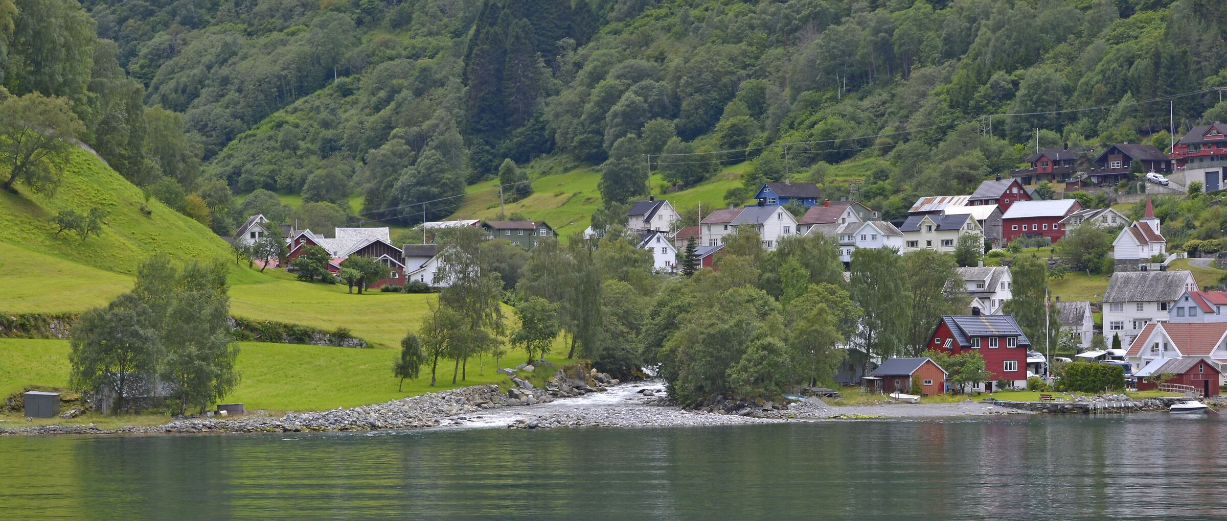 Typical Norwegian village