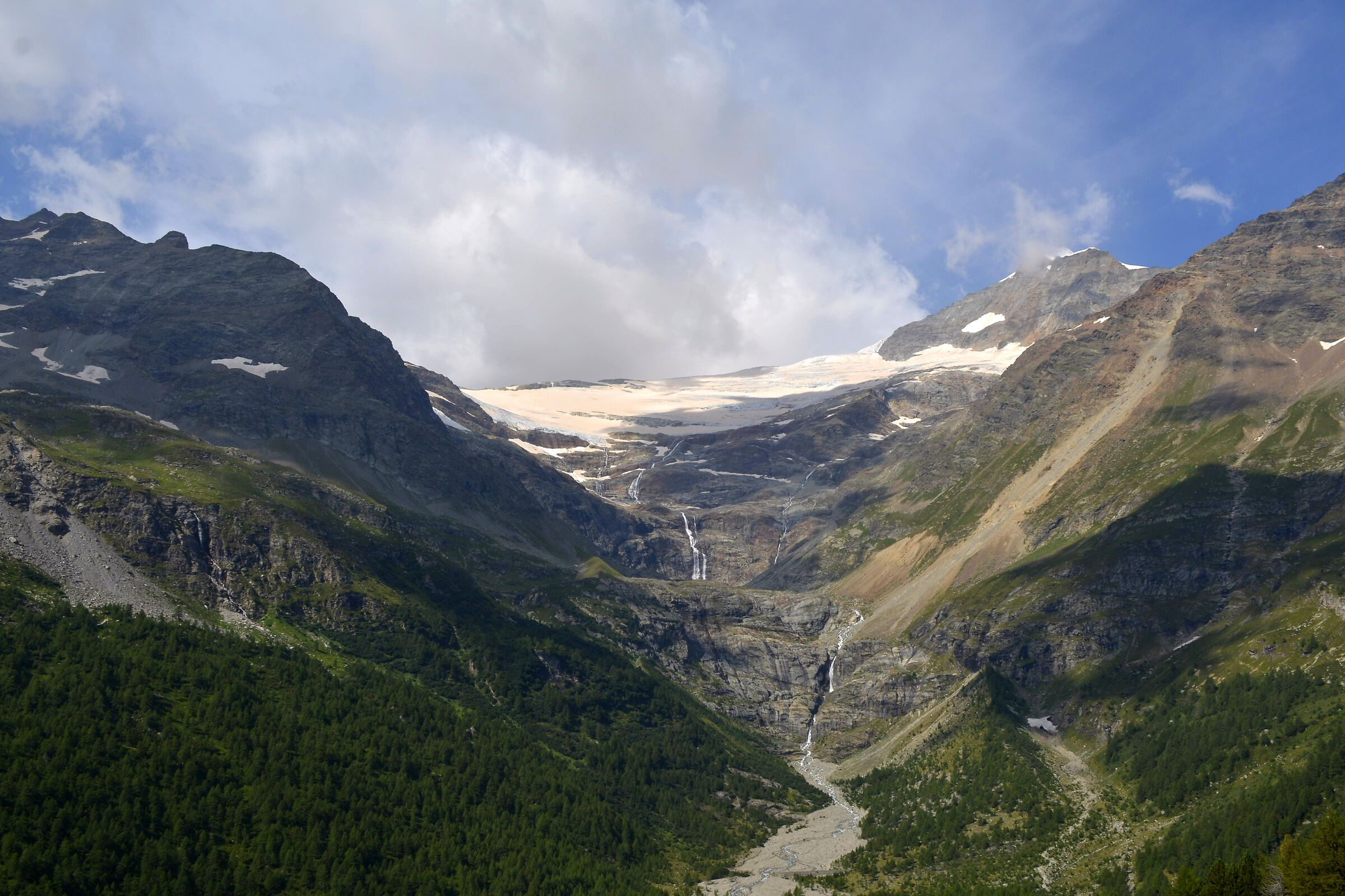 Glacier on the Bernina Way