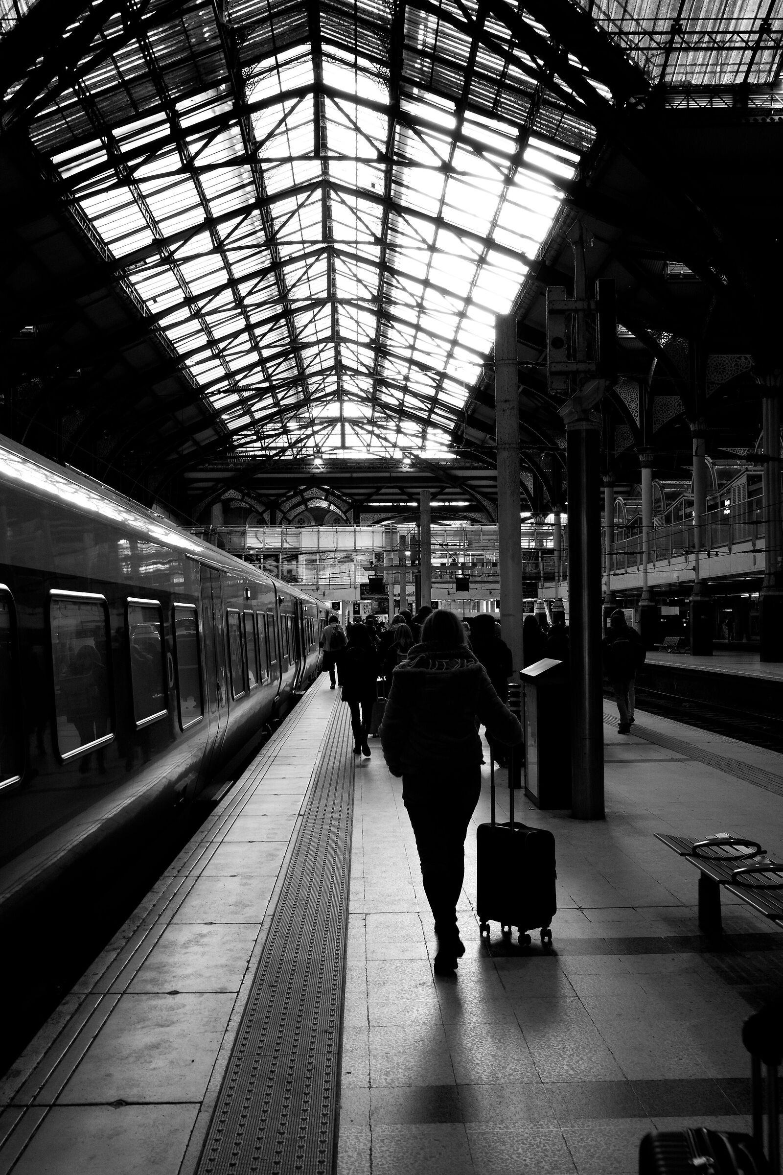 Arrival at Liverpool street station