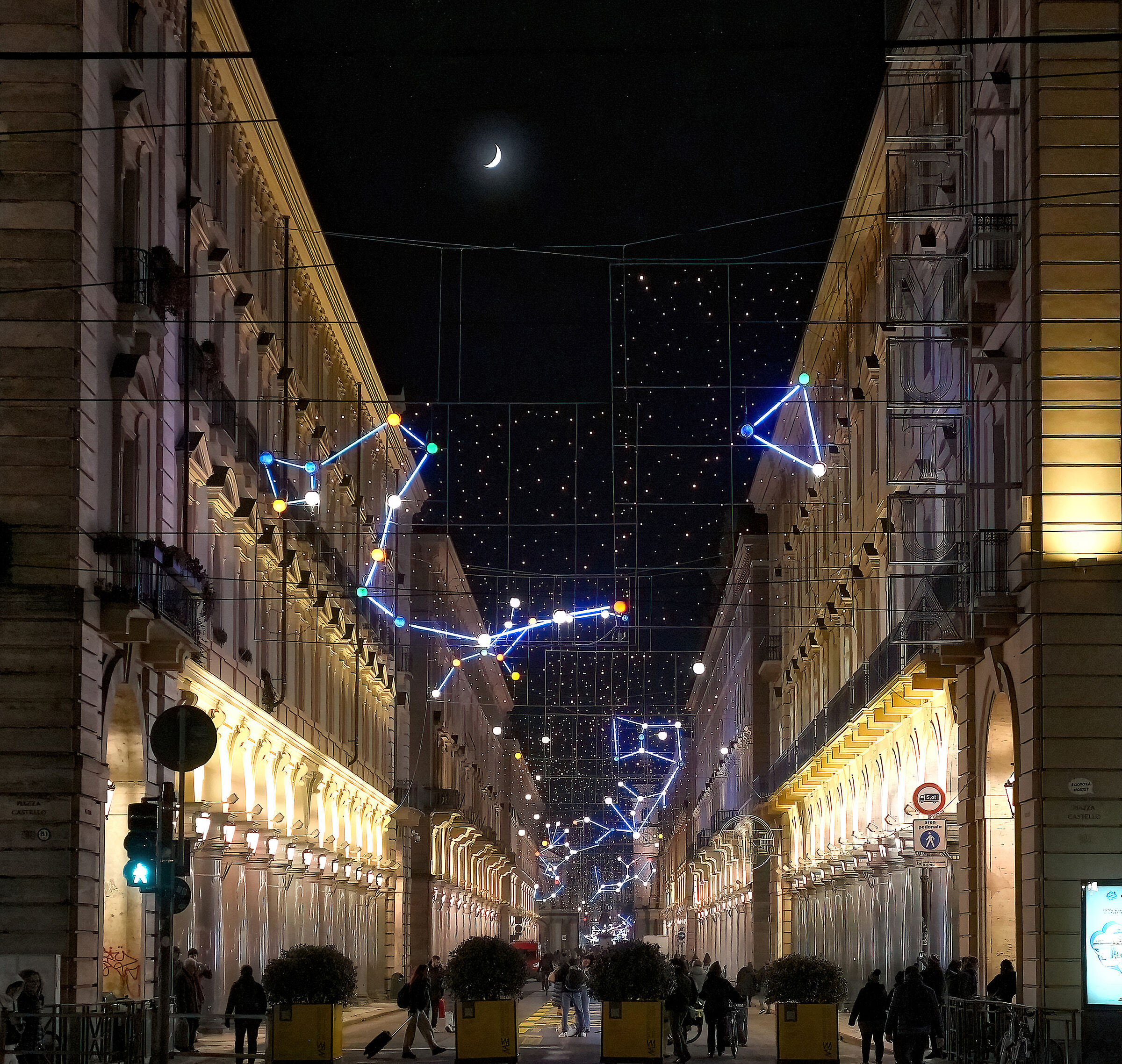 The moon controls the constellations
