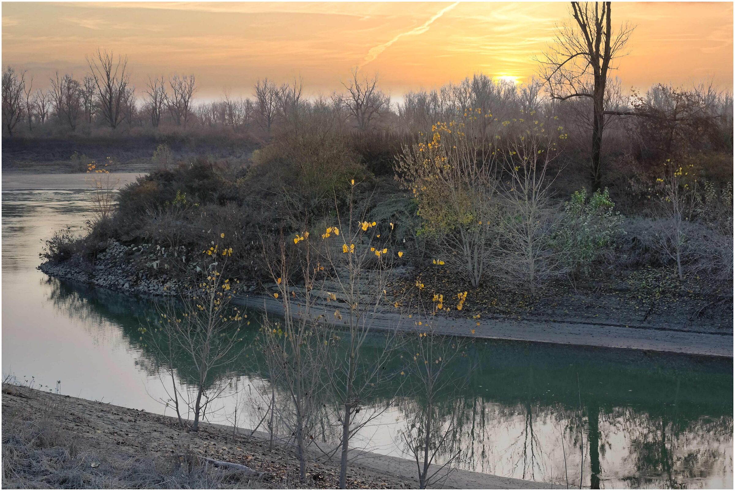 Along the Po in winter