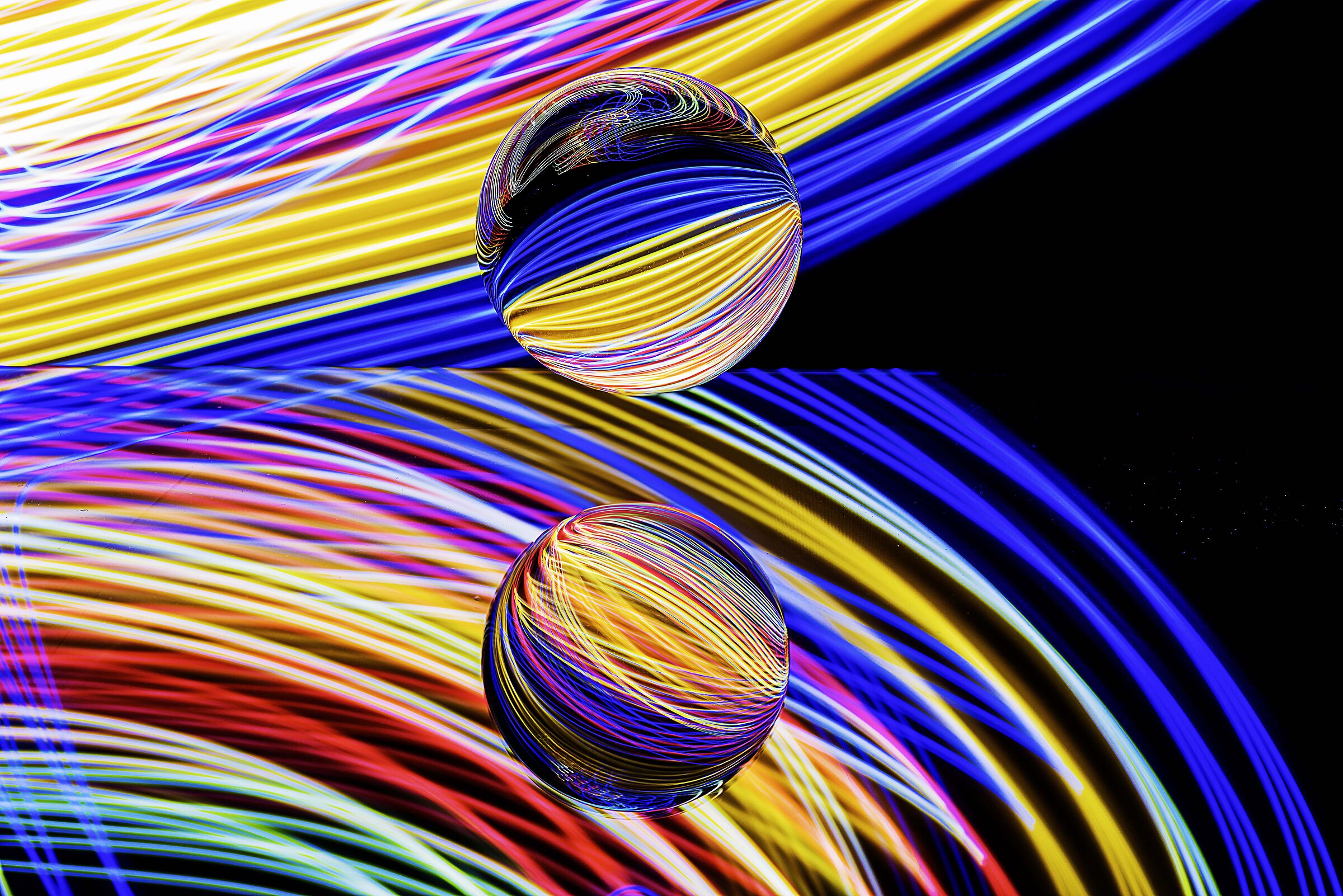 The two magic spheres of colors