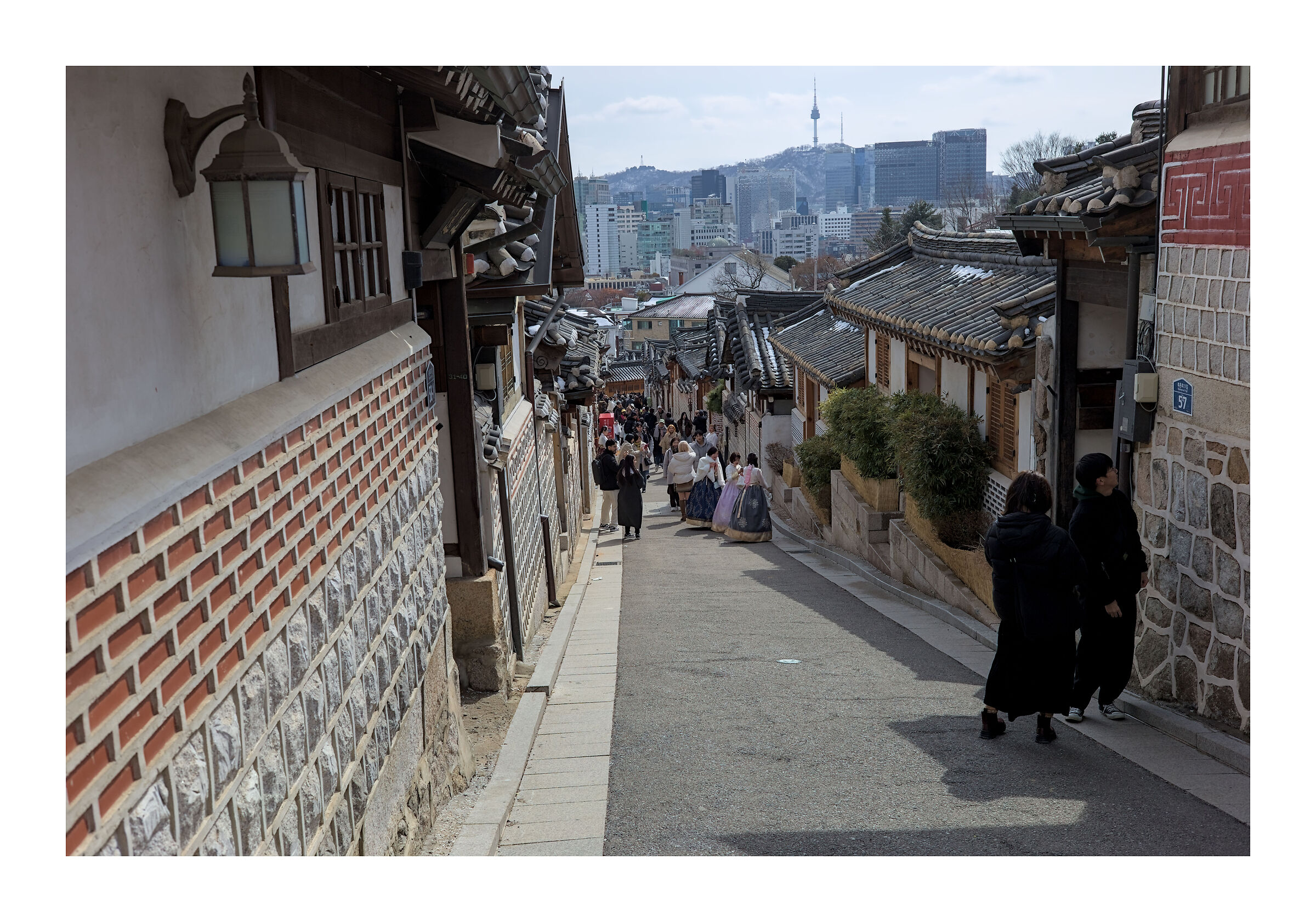 Ancient Seoul (with Soeul Tower in the background)