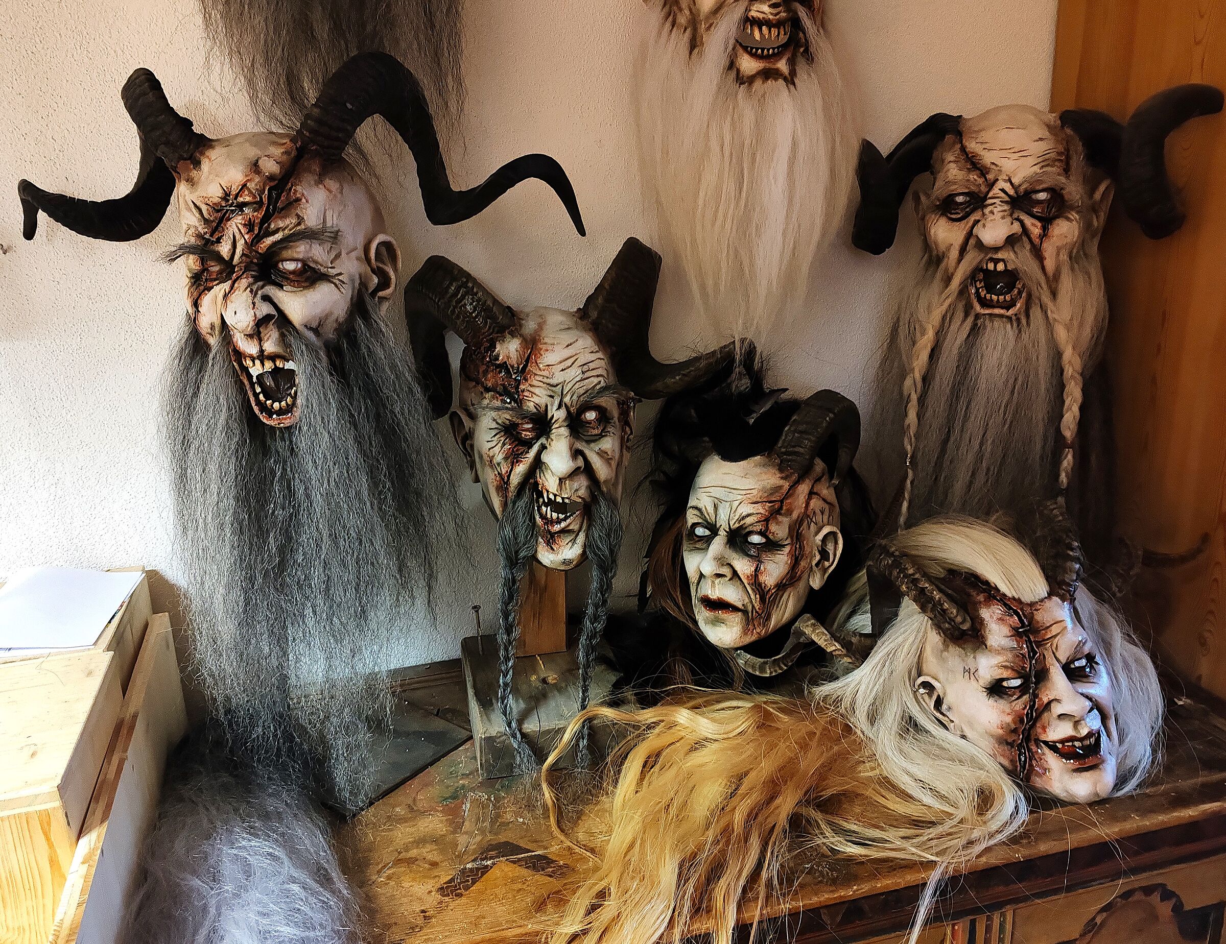 Once a year the Krampus arrive