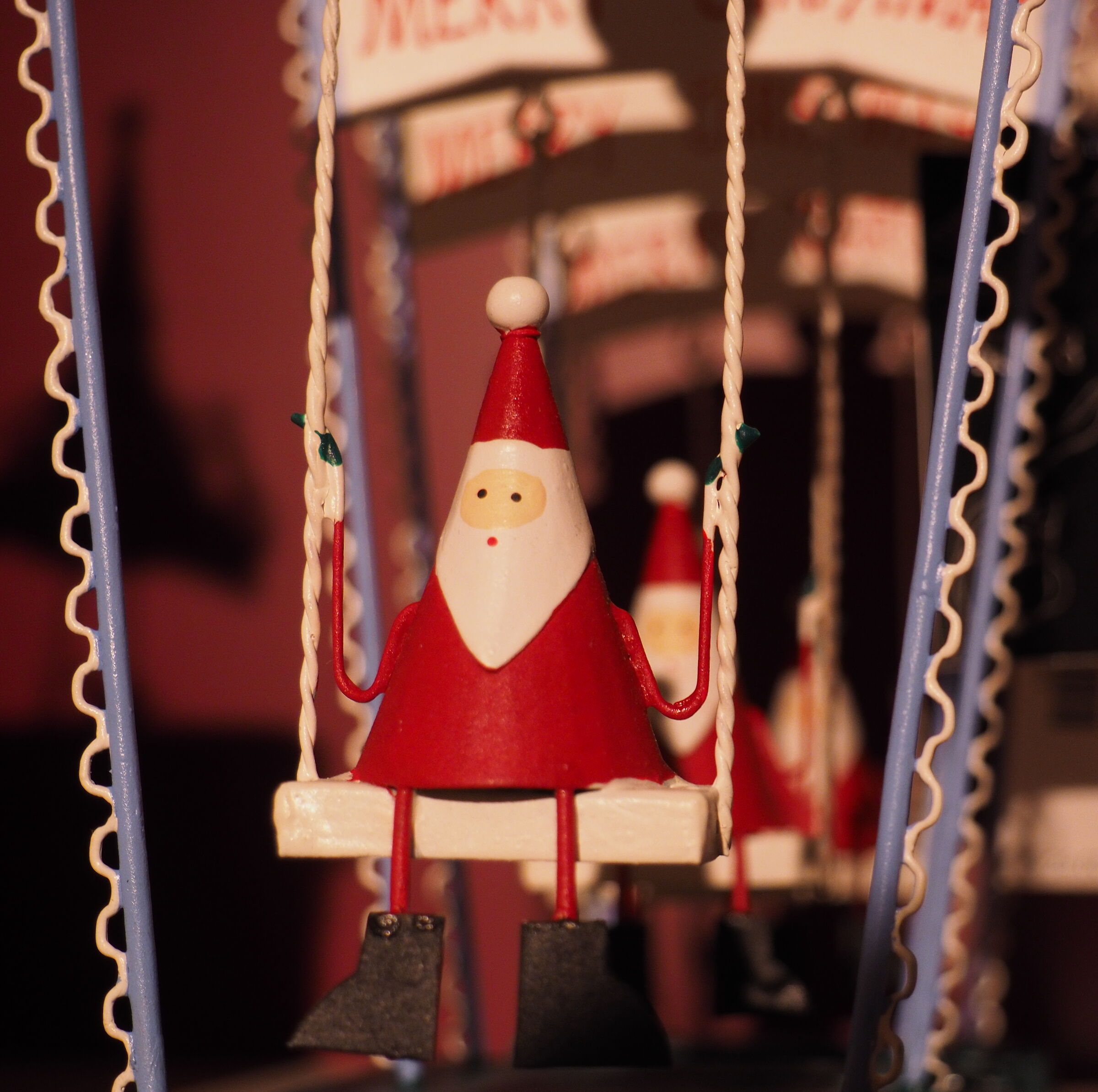 Santa having fun...
