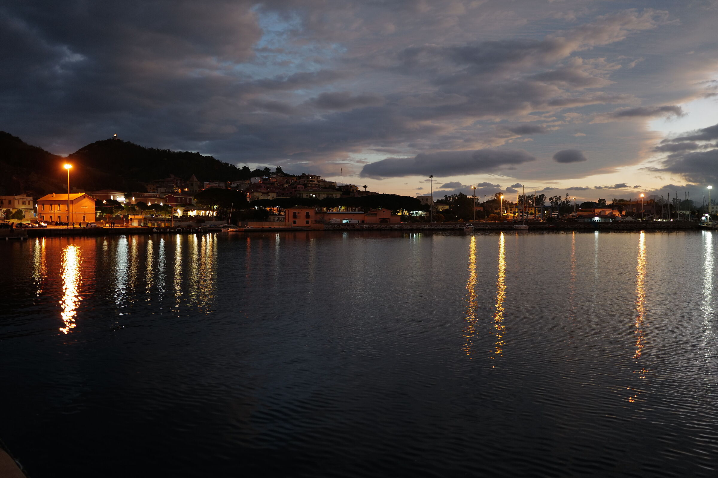 il porto di Arbatax aspettando la bufera