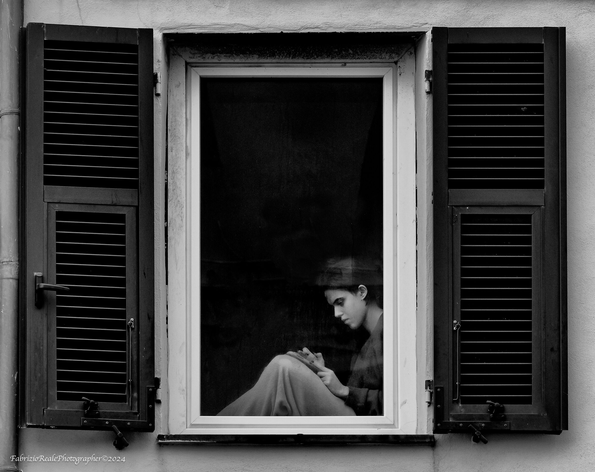 La ragazza sul balcone di Boccadasse
