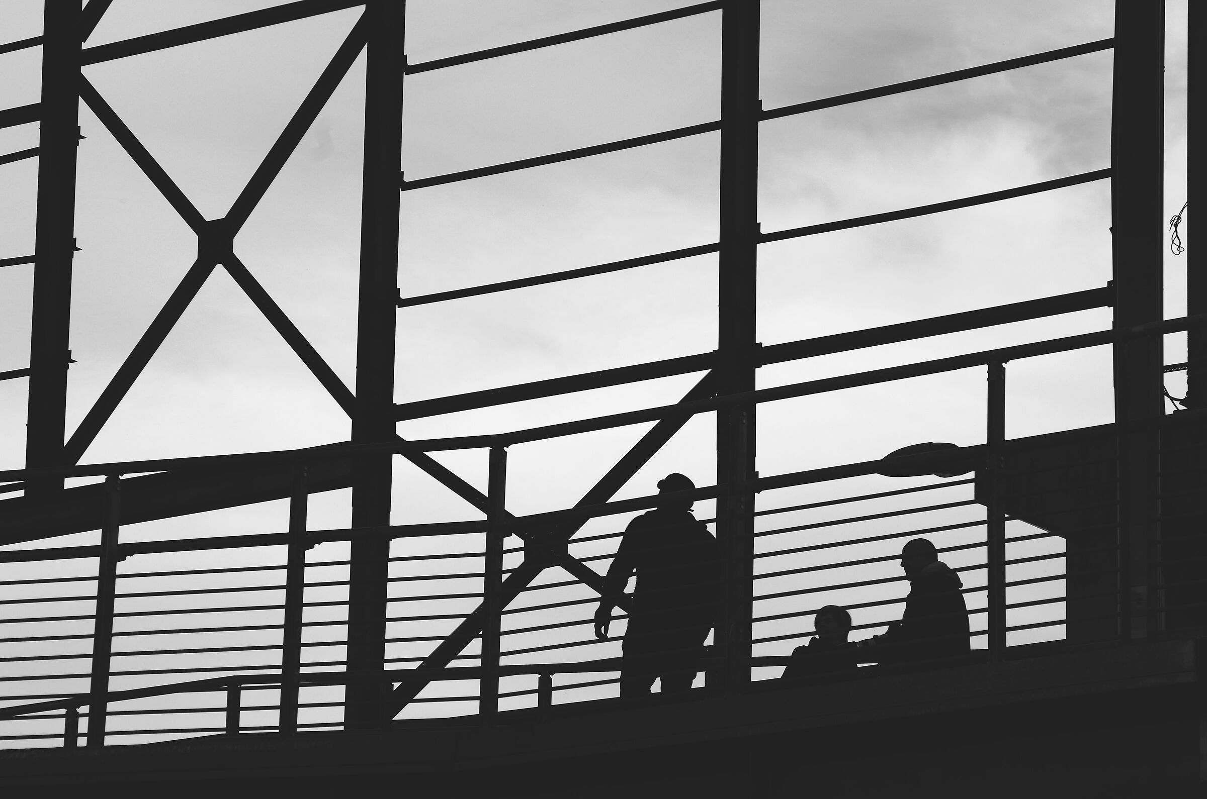 People at work