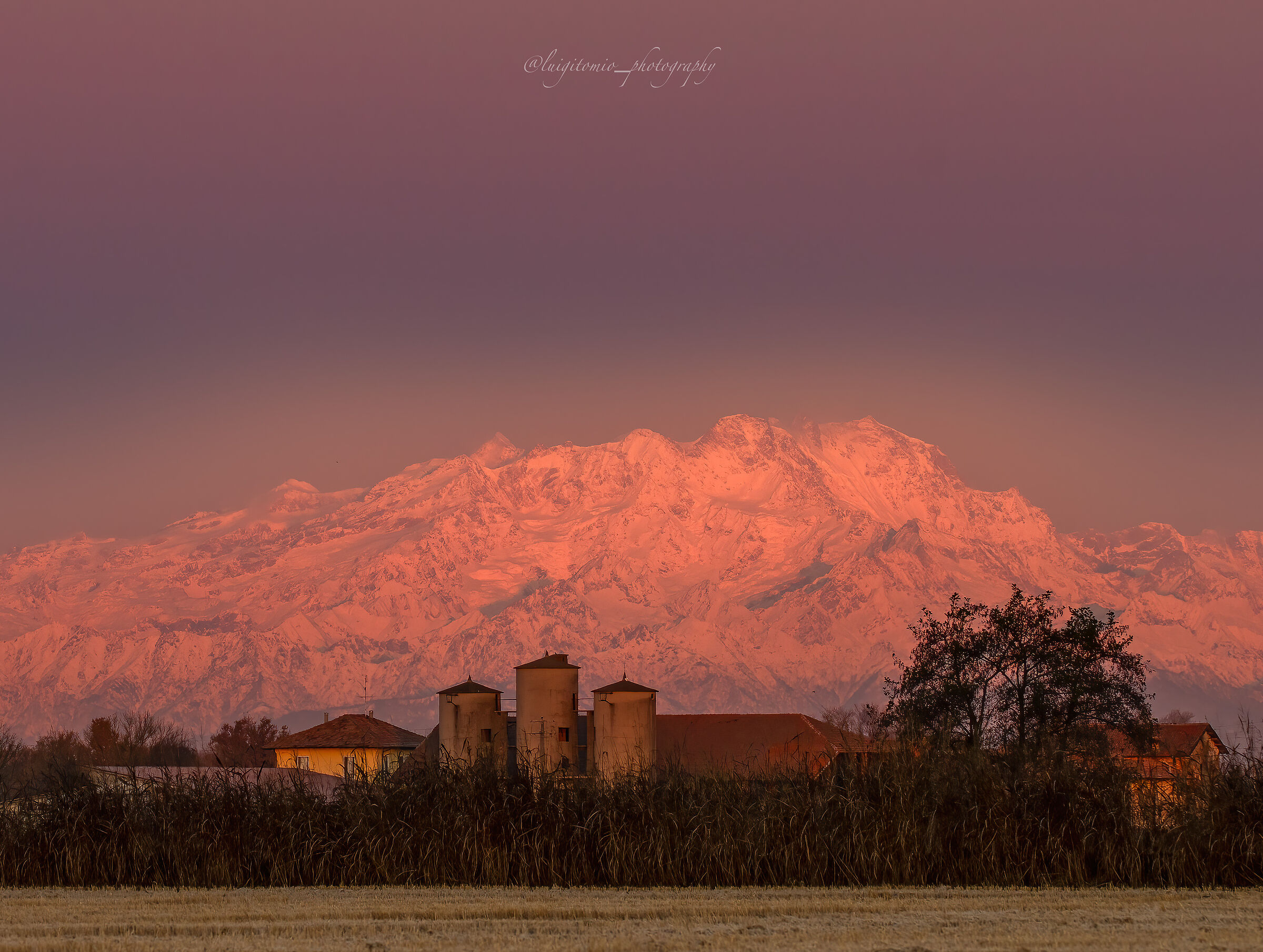Alba sul Monte Rosa