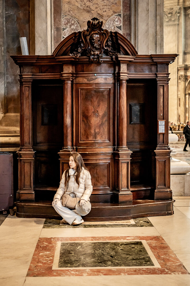 Waiting for the priest