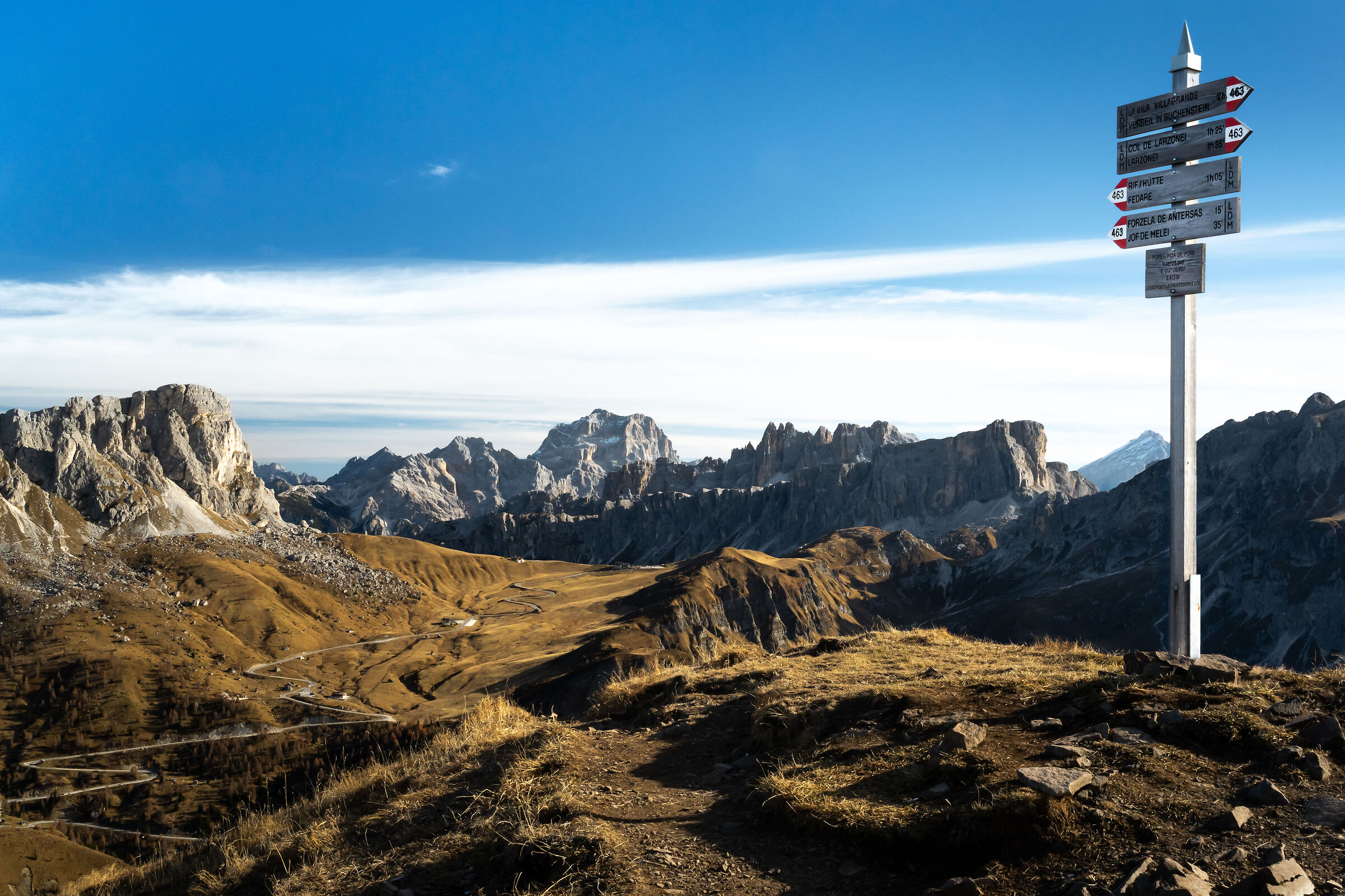 Giau Pass from Monte Pore