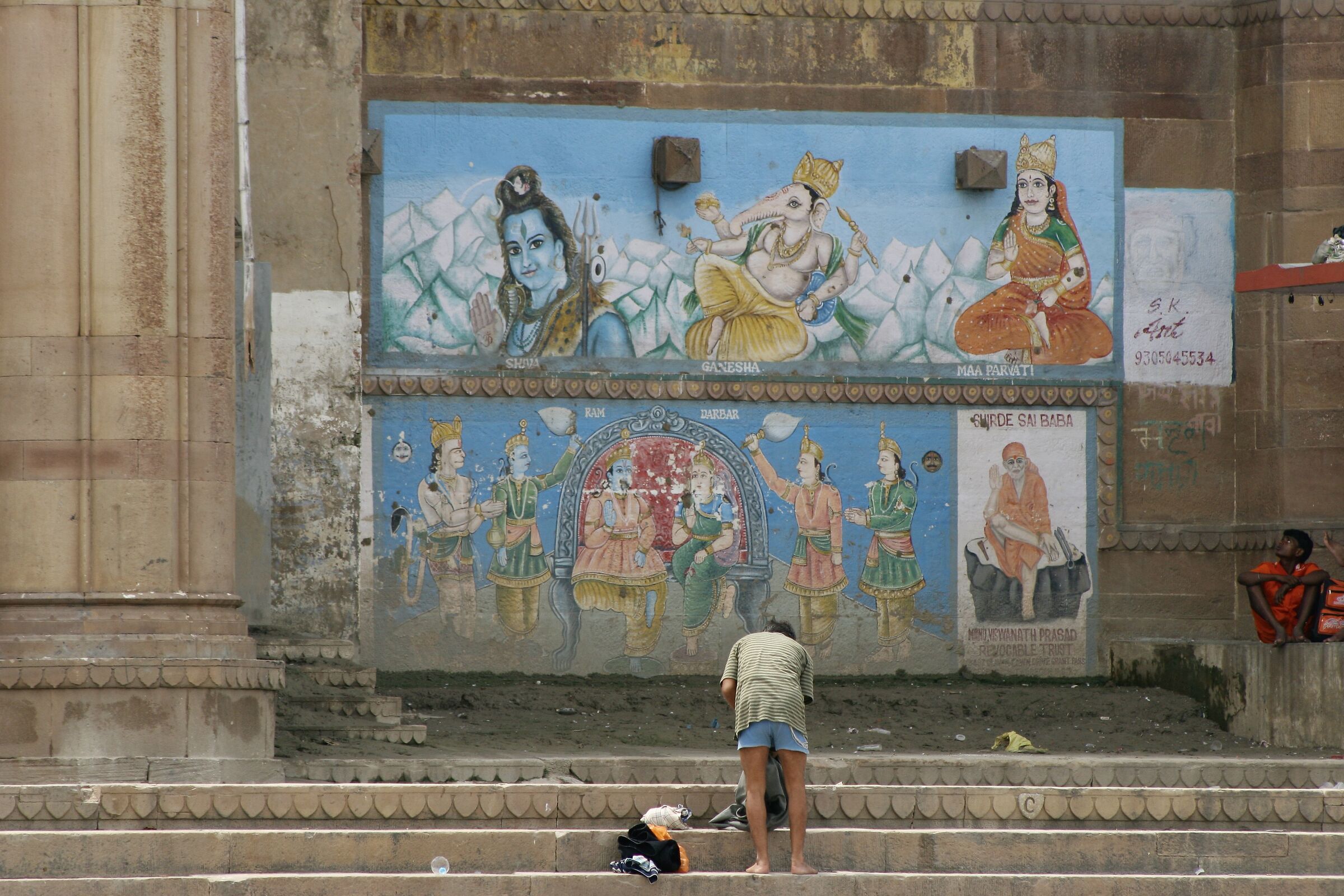 Murales a Varanasi