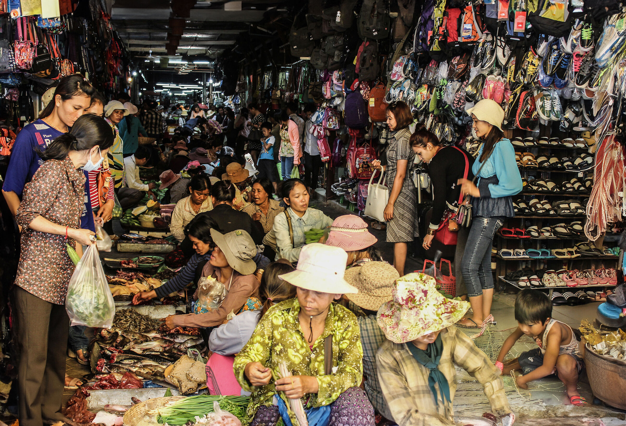 Siem Reap market, Cambodia